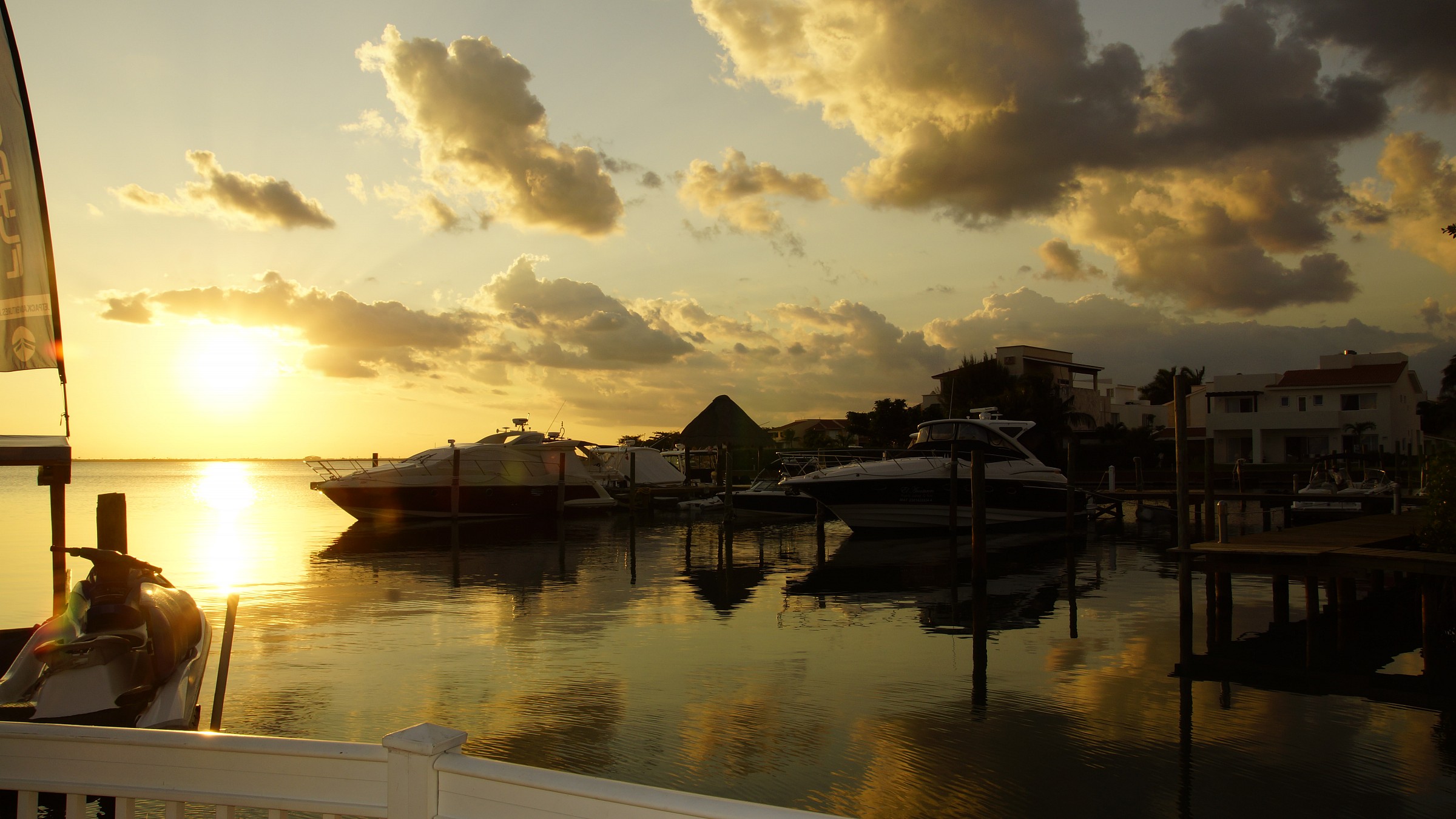 Sunset in Isla, Cancun.
