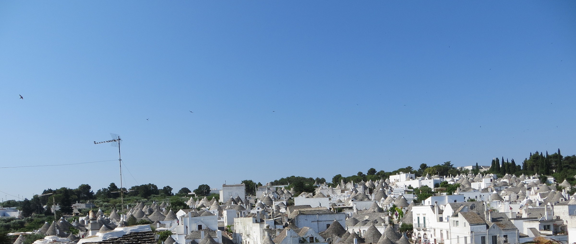 Veduta dei trulli di Alberobello