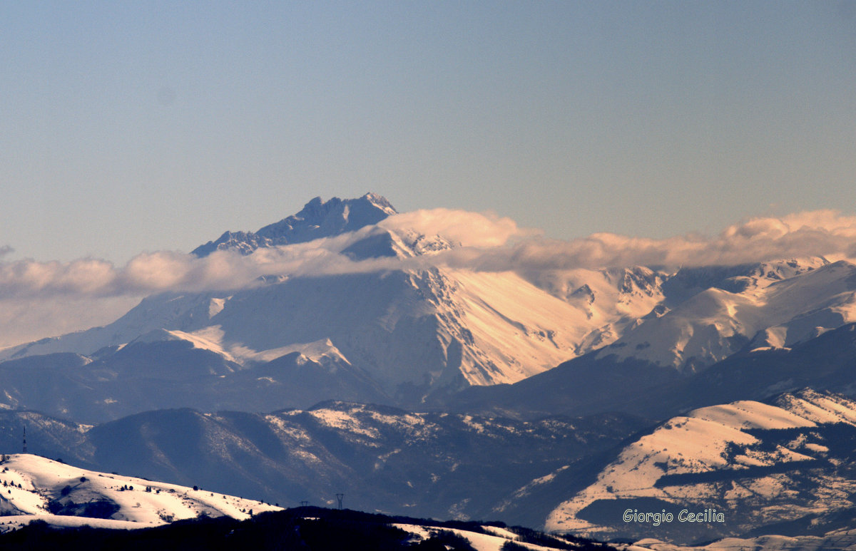 THE Gran Sasso (seen from the mountains of Terni)