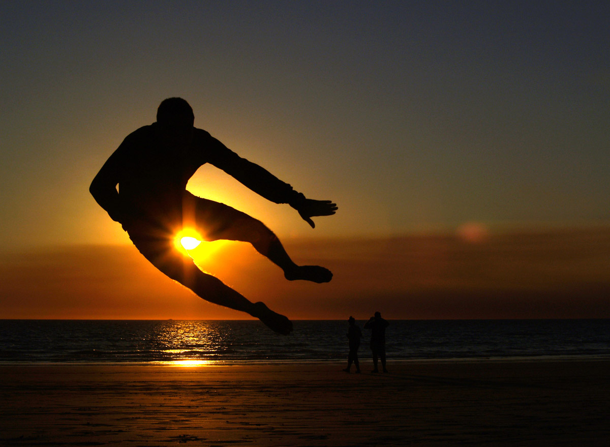 Il salto, Broome (Australia)