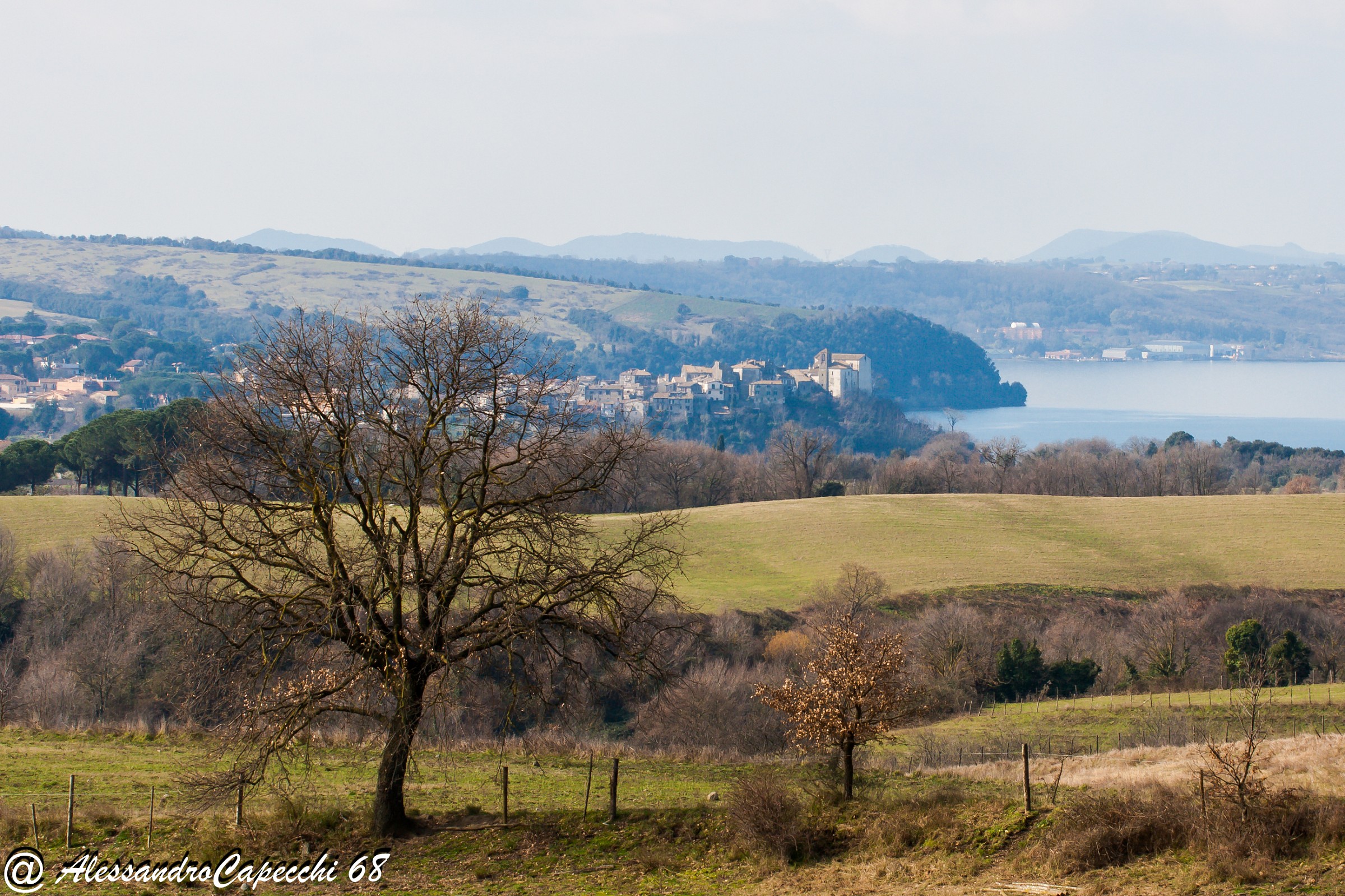Sulle colline di Anguillara Sabazia