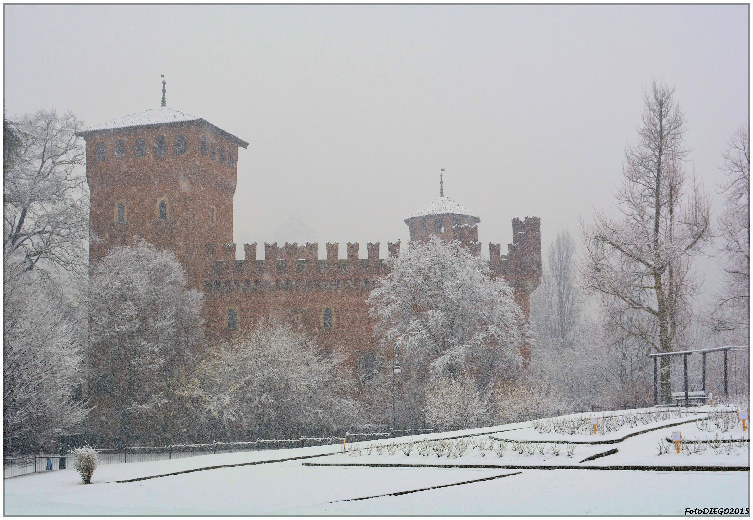 La rocca innevata, versione 2