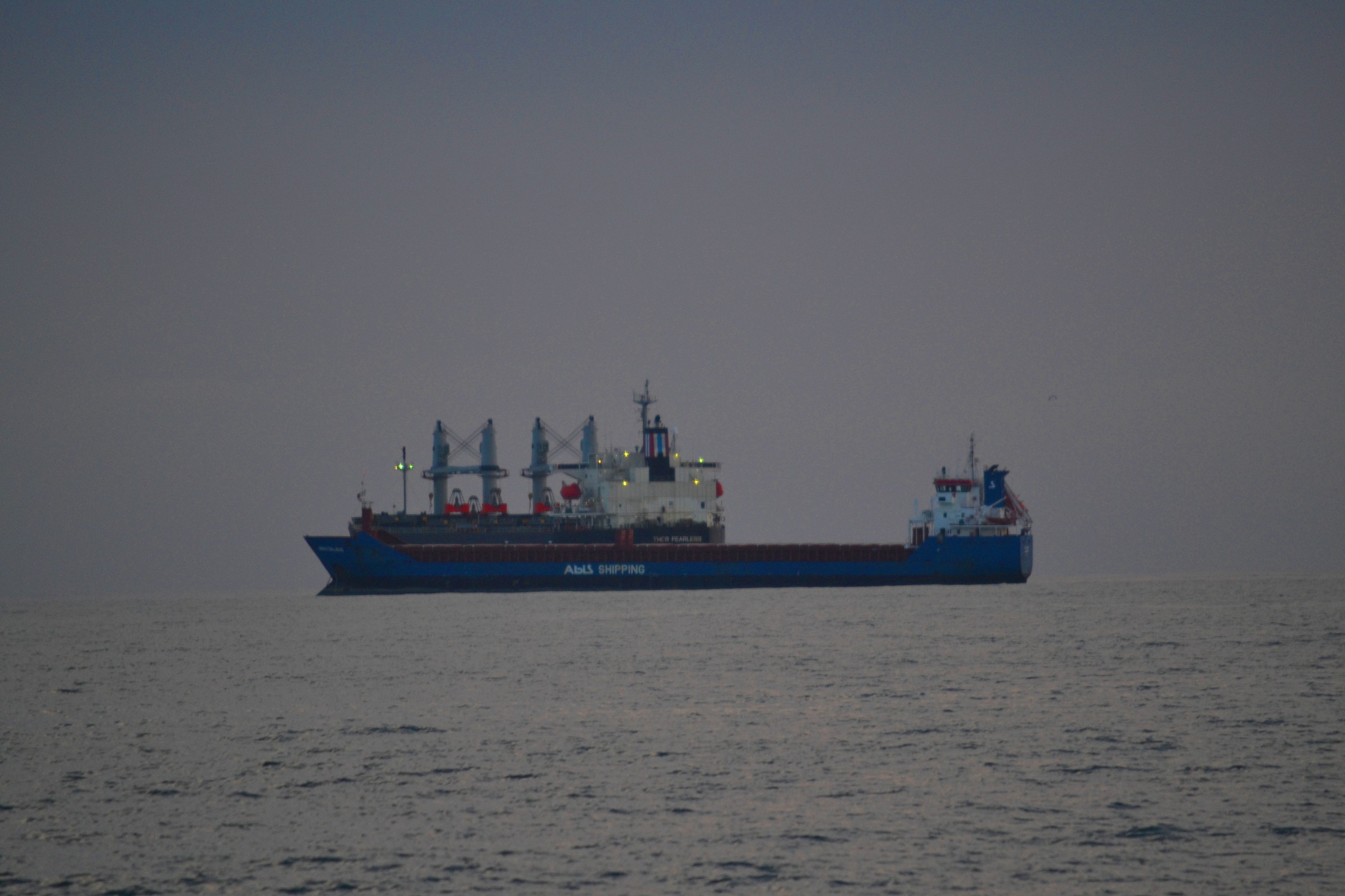 oil tanker off the coast of Salerno