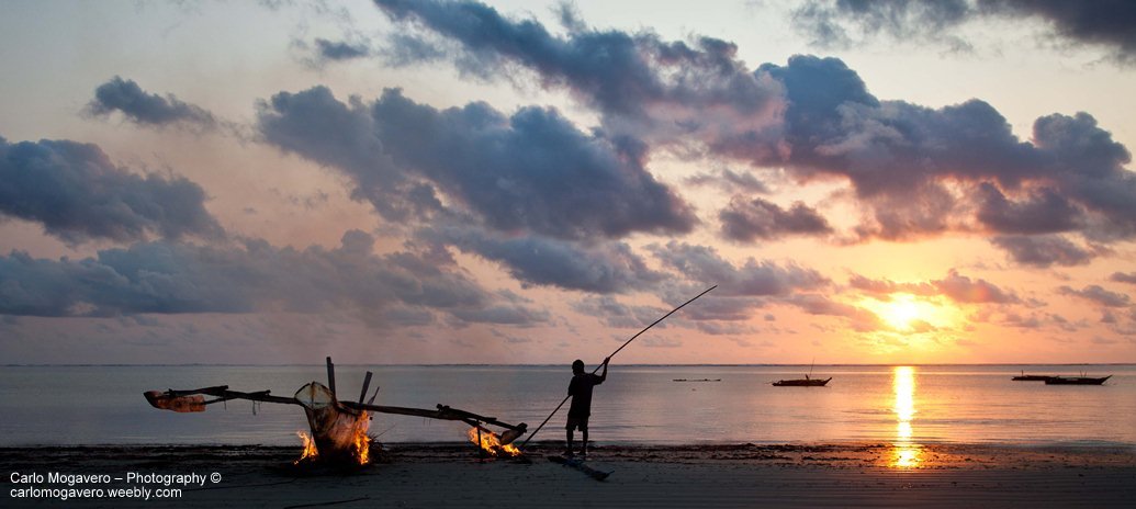 irrobustendo la barca con il fuoco ...