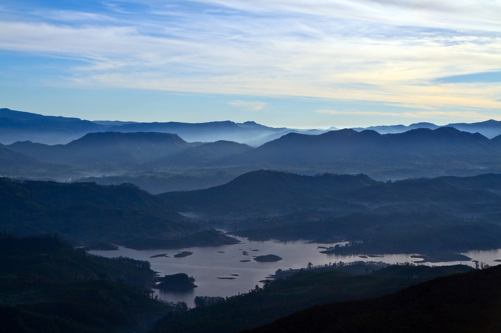 Vista dallo Sri Pada( Adam's Peak),Ratnapura