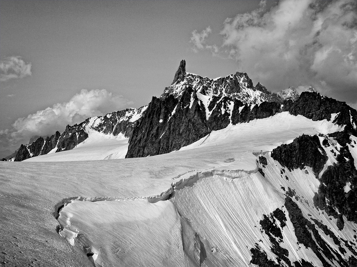 Giant's Tooth seen from Rifugio Torino