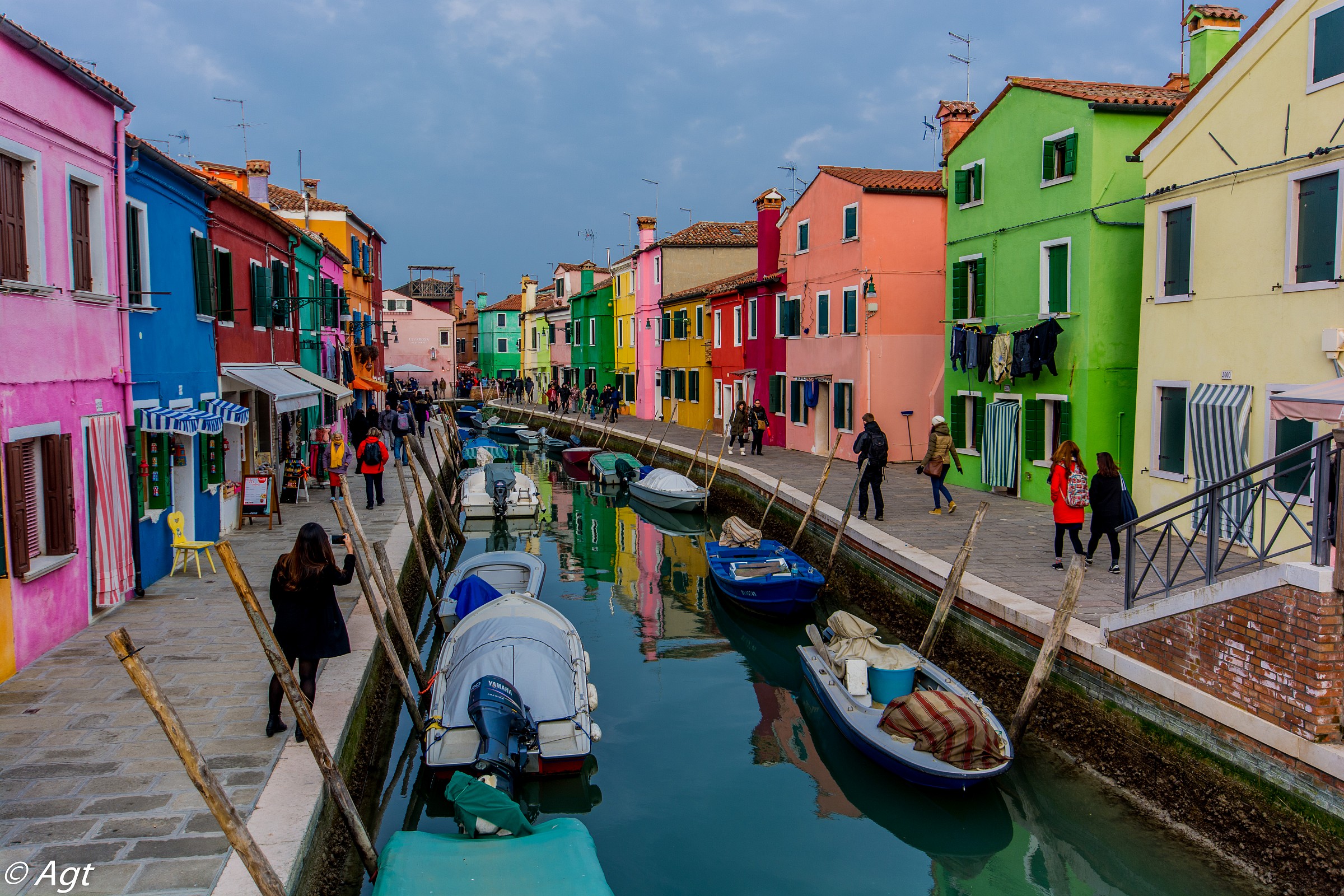 Burano la via dei colori