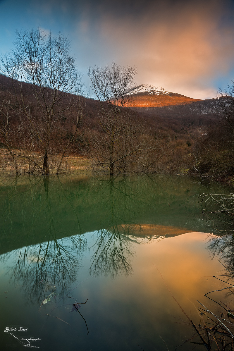 reflections on the hidden lake