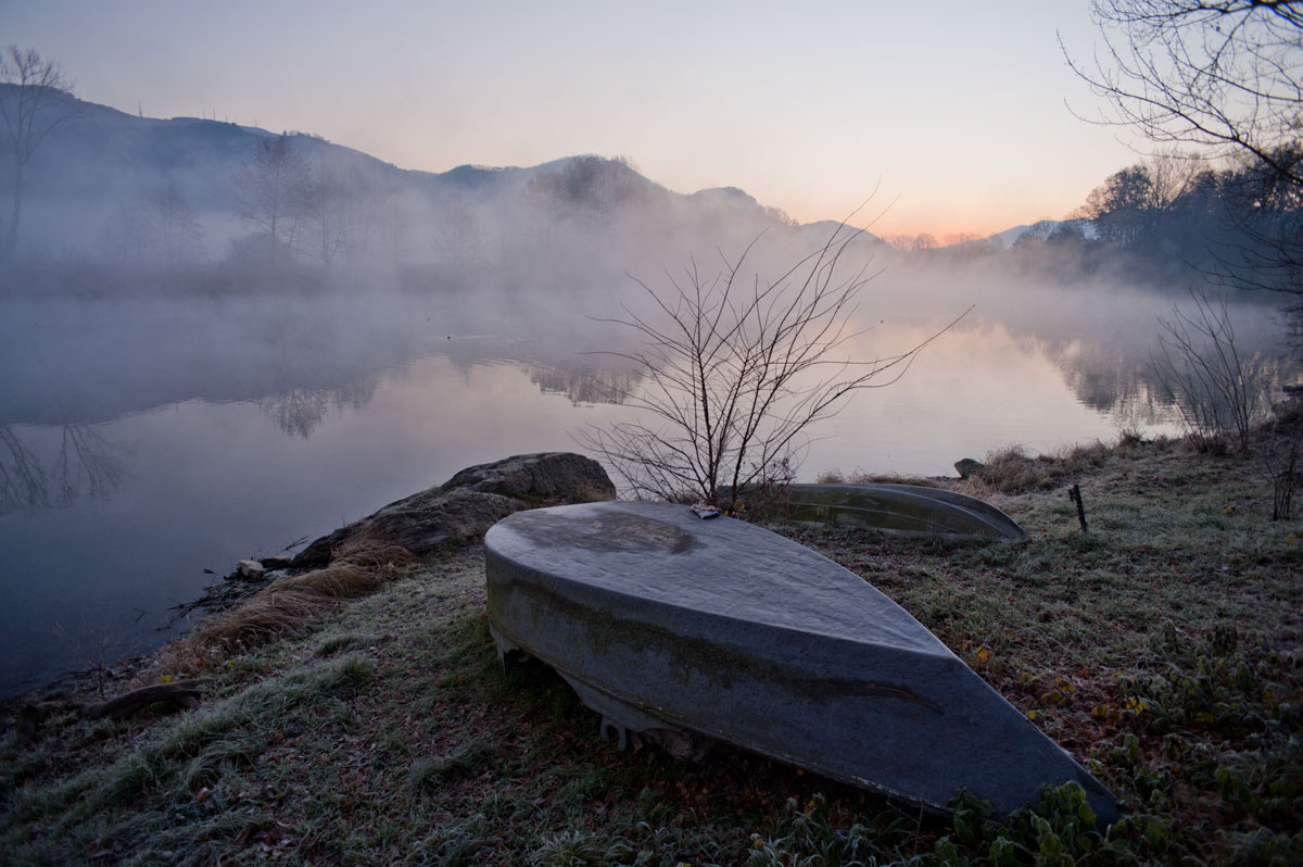 Even the boats are sleeping