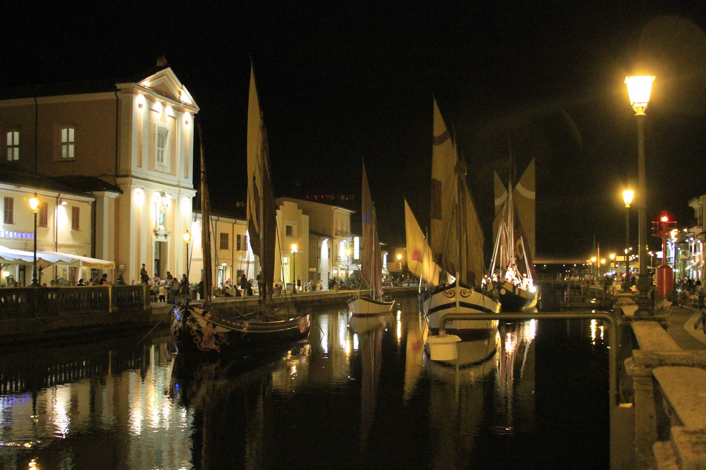 Cesenatico by night