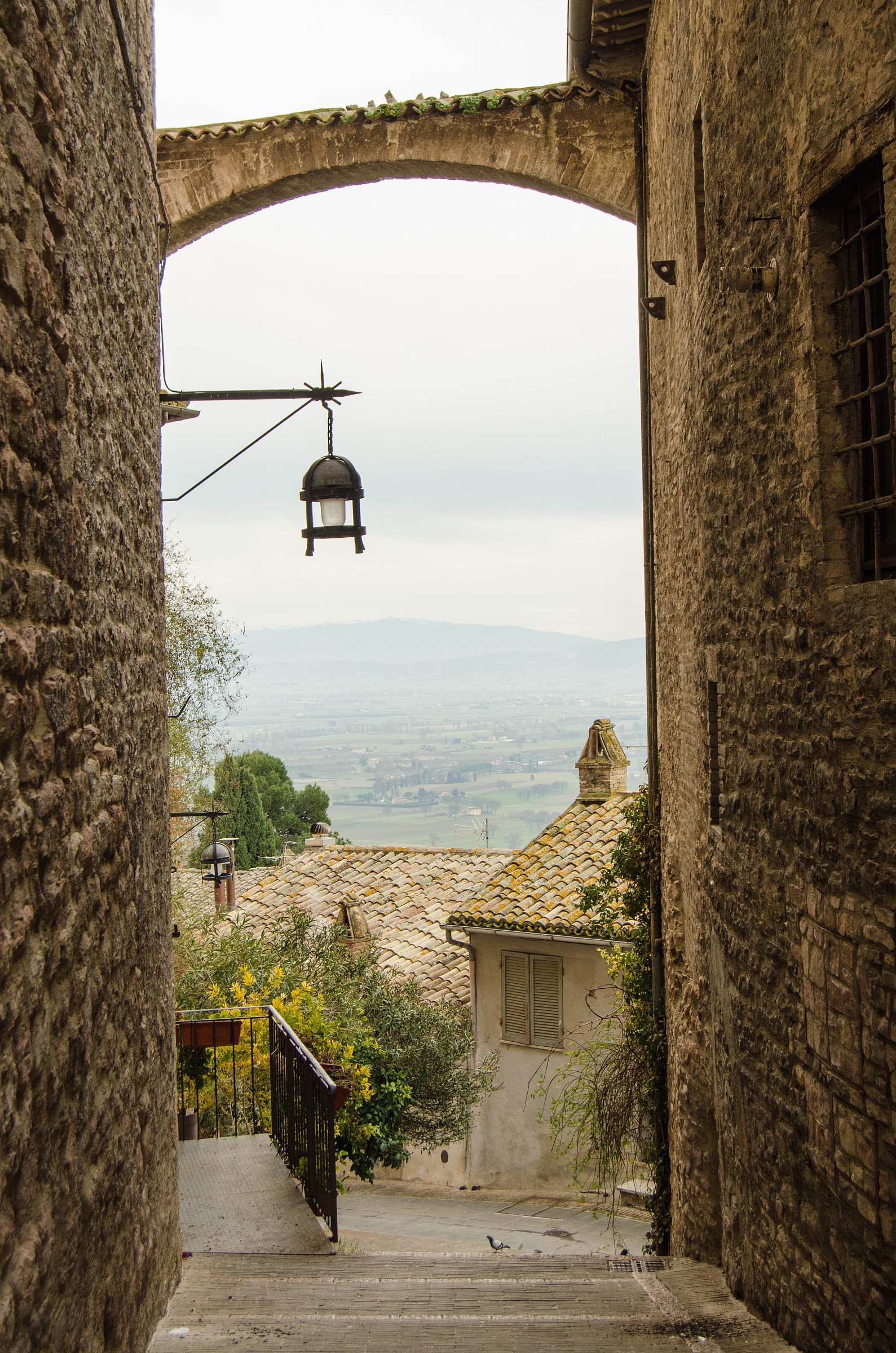 An alley of Spello