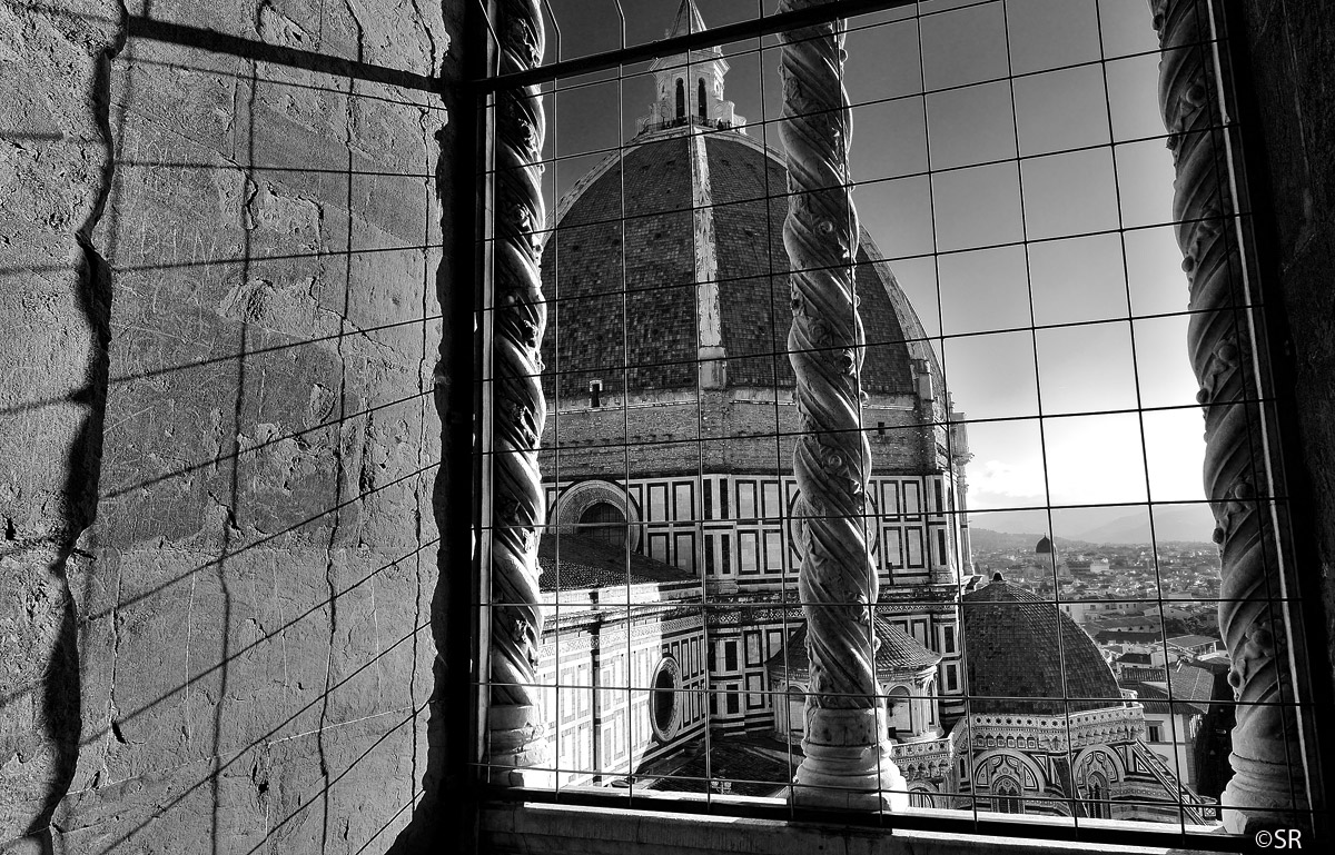 The Dome is between the bars ...