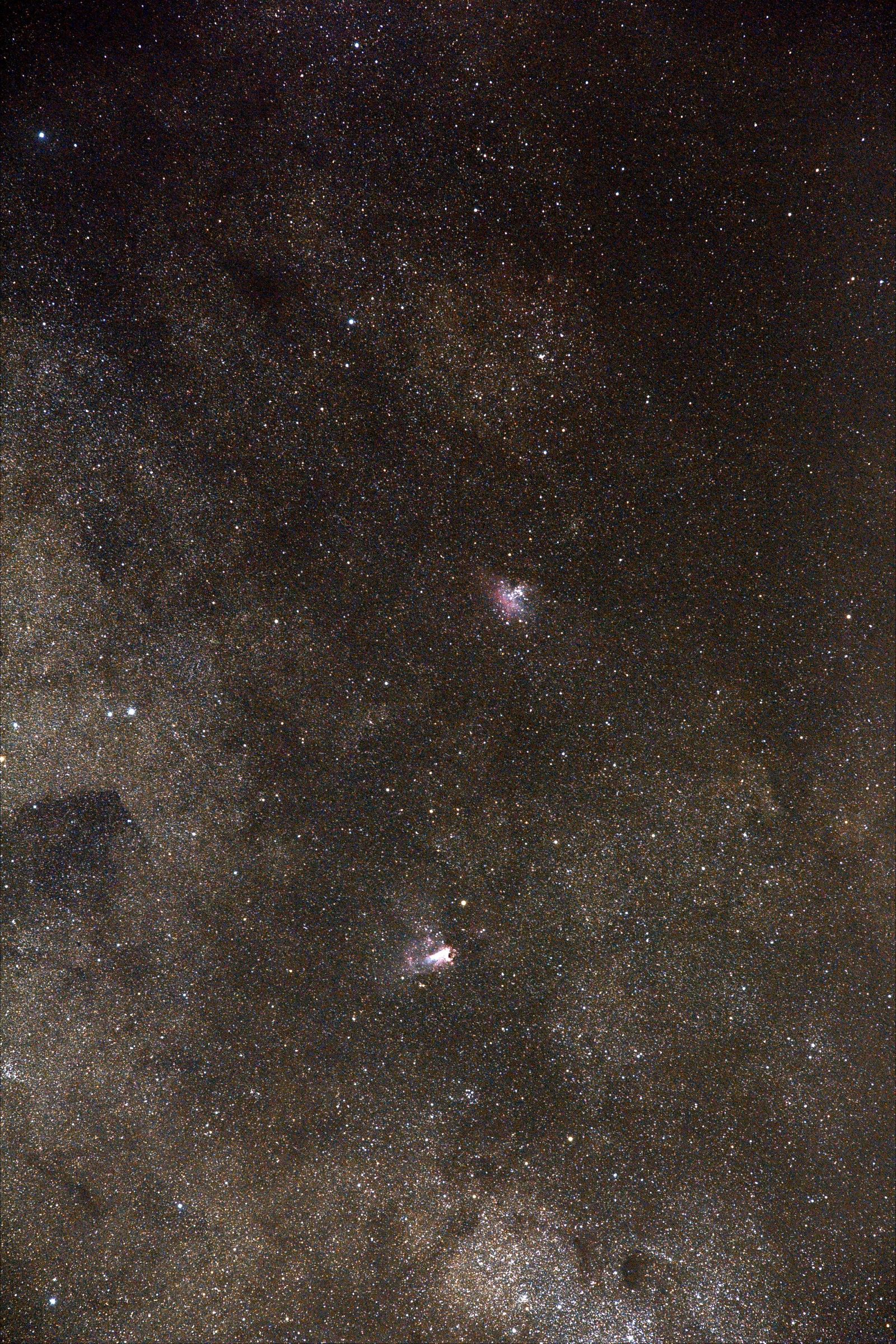 Nebulae M16 and M17