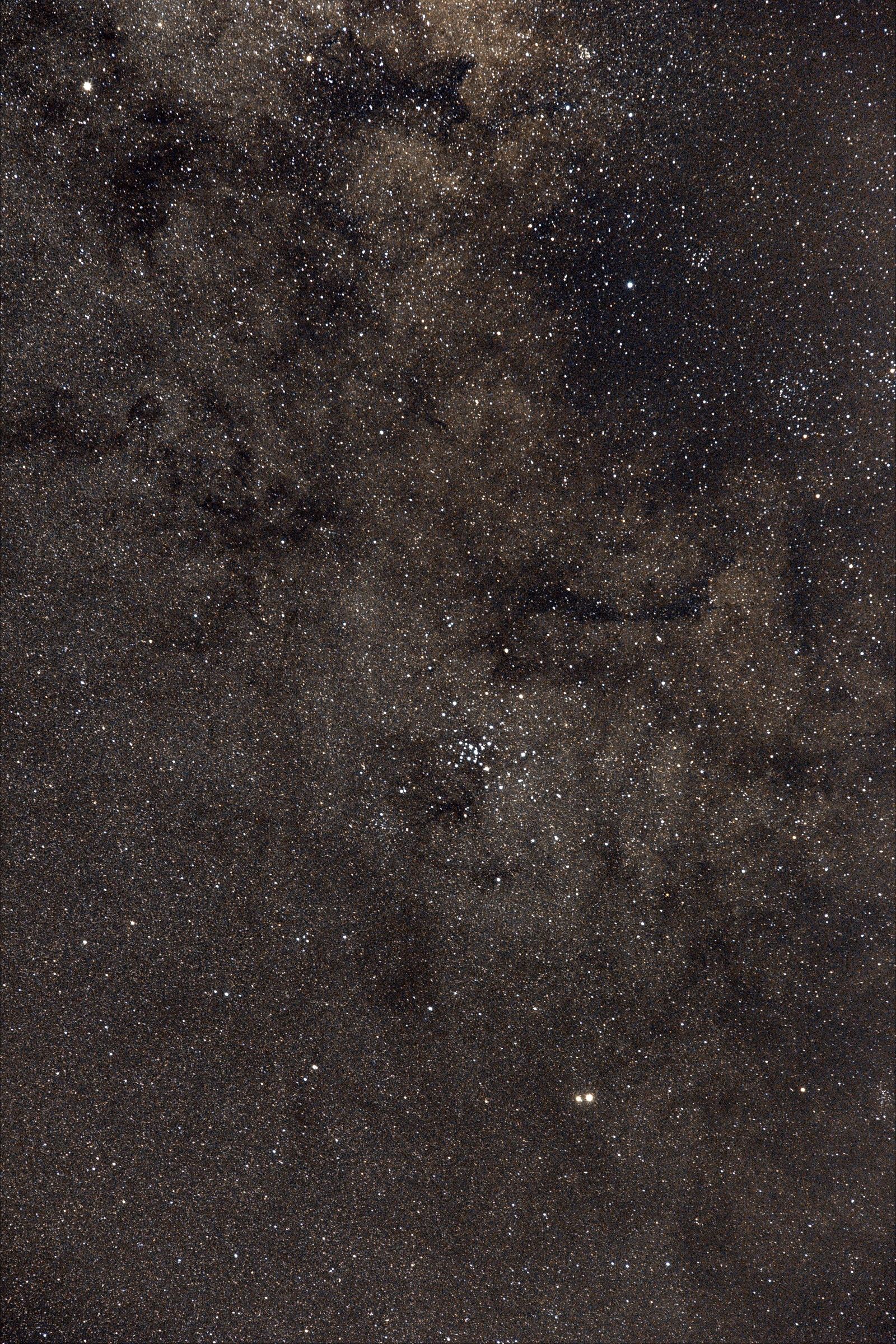 Nebulae around M7 and M6