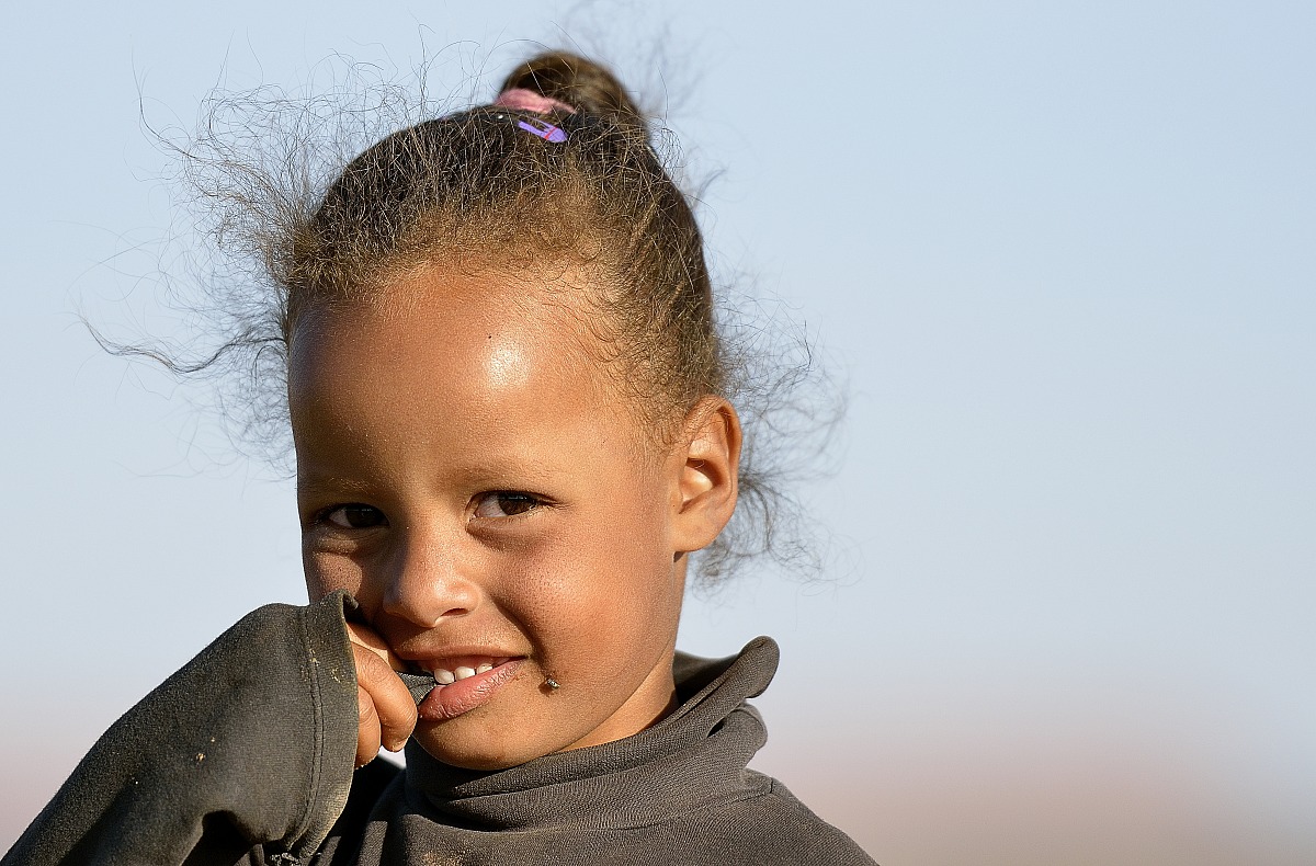Piccola beduina - deserto del  Marocco