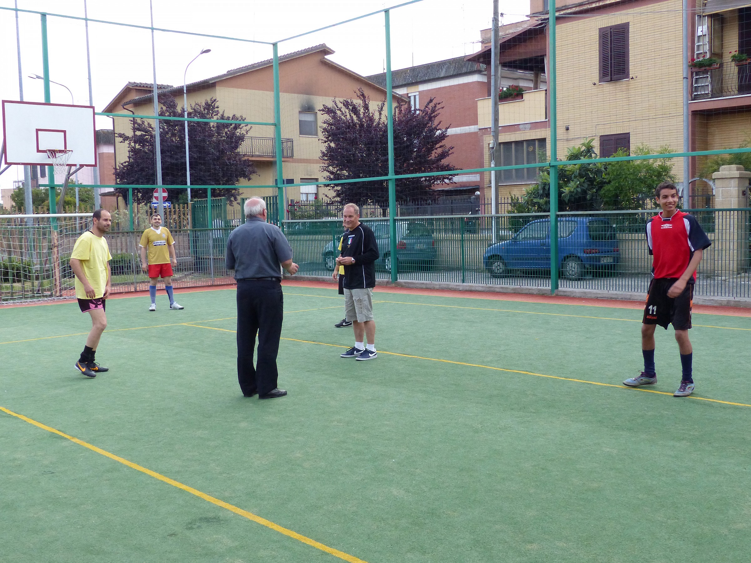 Inizio torneo calcetto