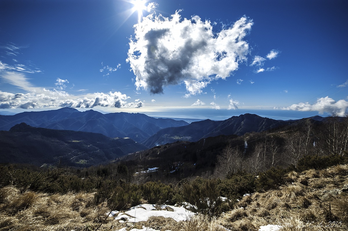 Monte Corchia February 2015 Overview of Forte dei Marmi