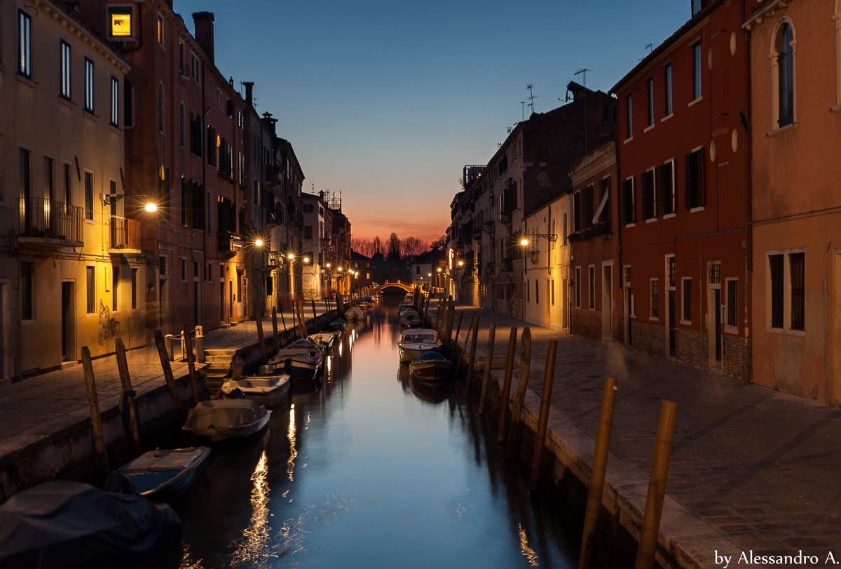 Venezia all'imbrunire