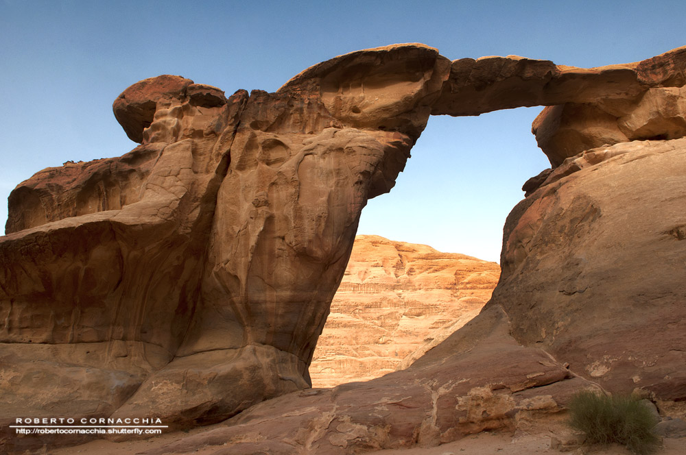 Arco Umm Fruth, Deserto di Wadi Rum
