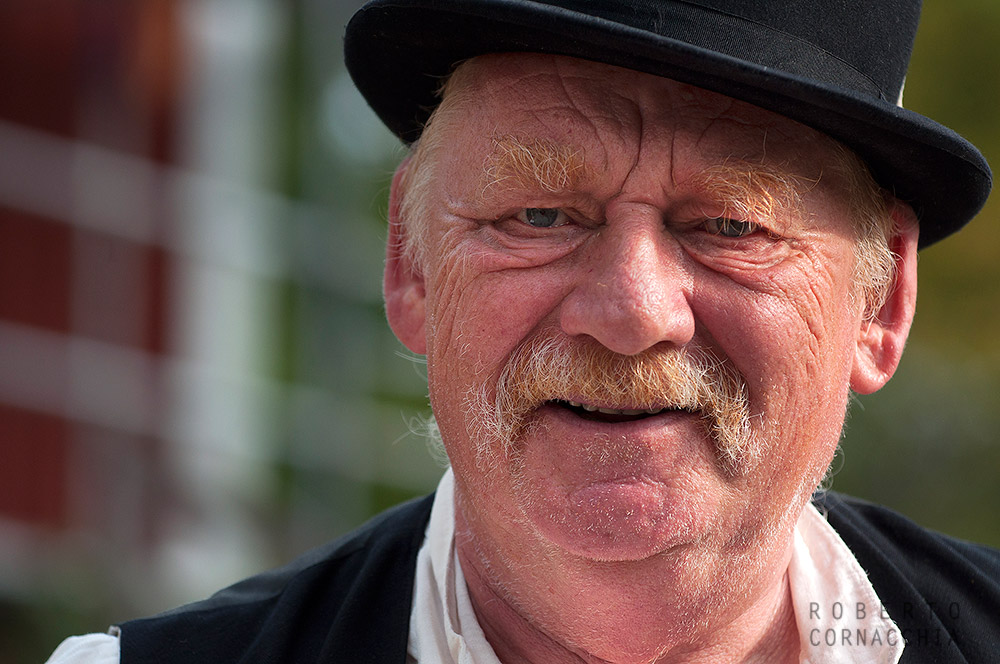 Figurante allo Skanse Open Museet, Stoccolma