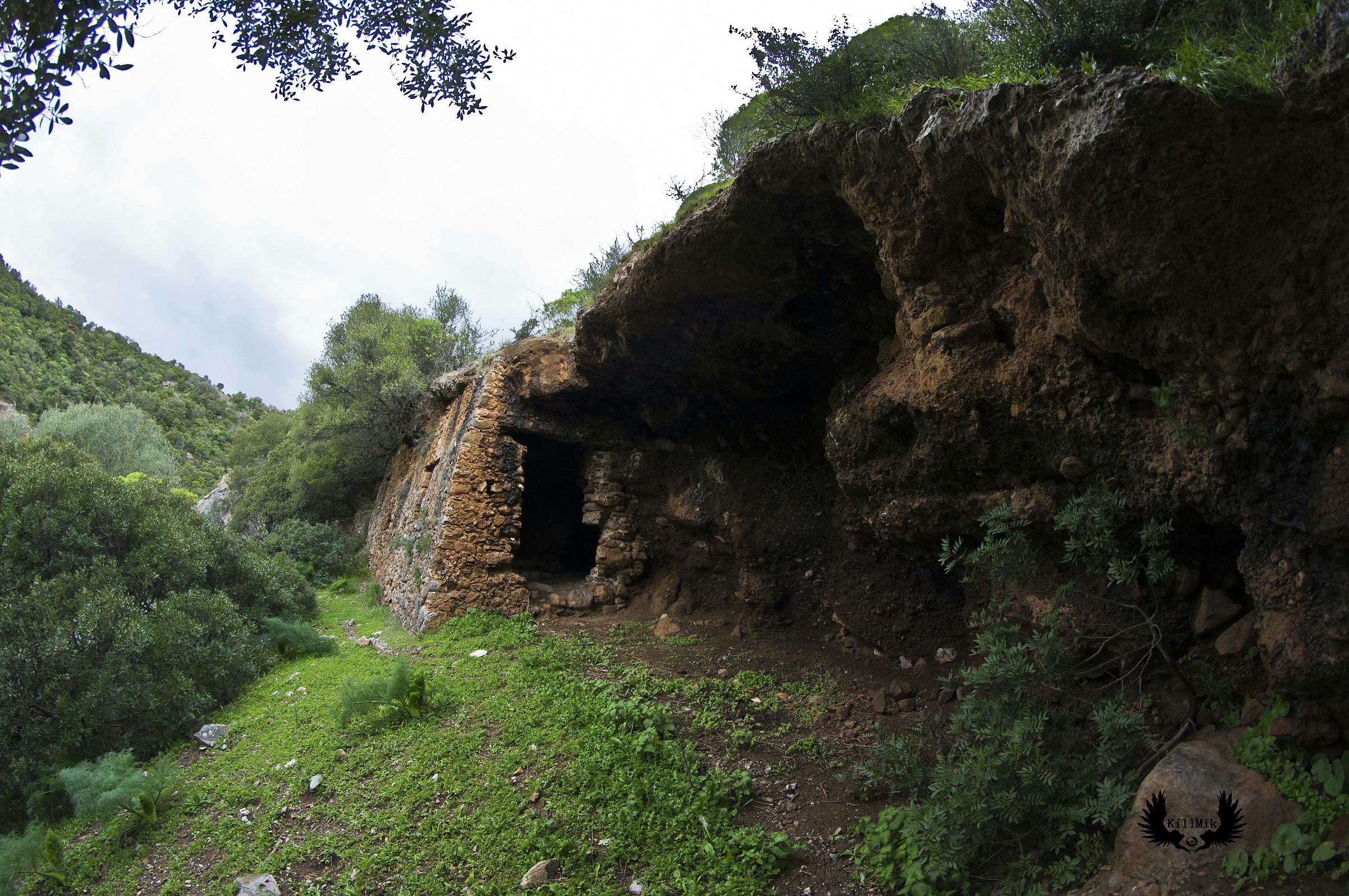 small shelter in the rock