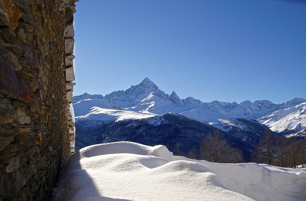 Monviso taken from Ostana