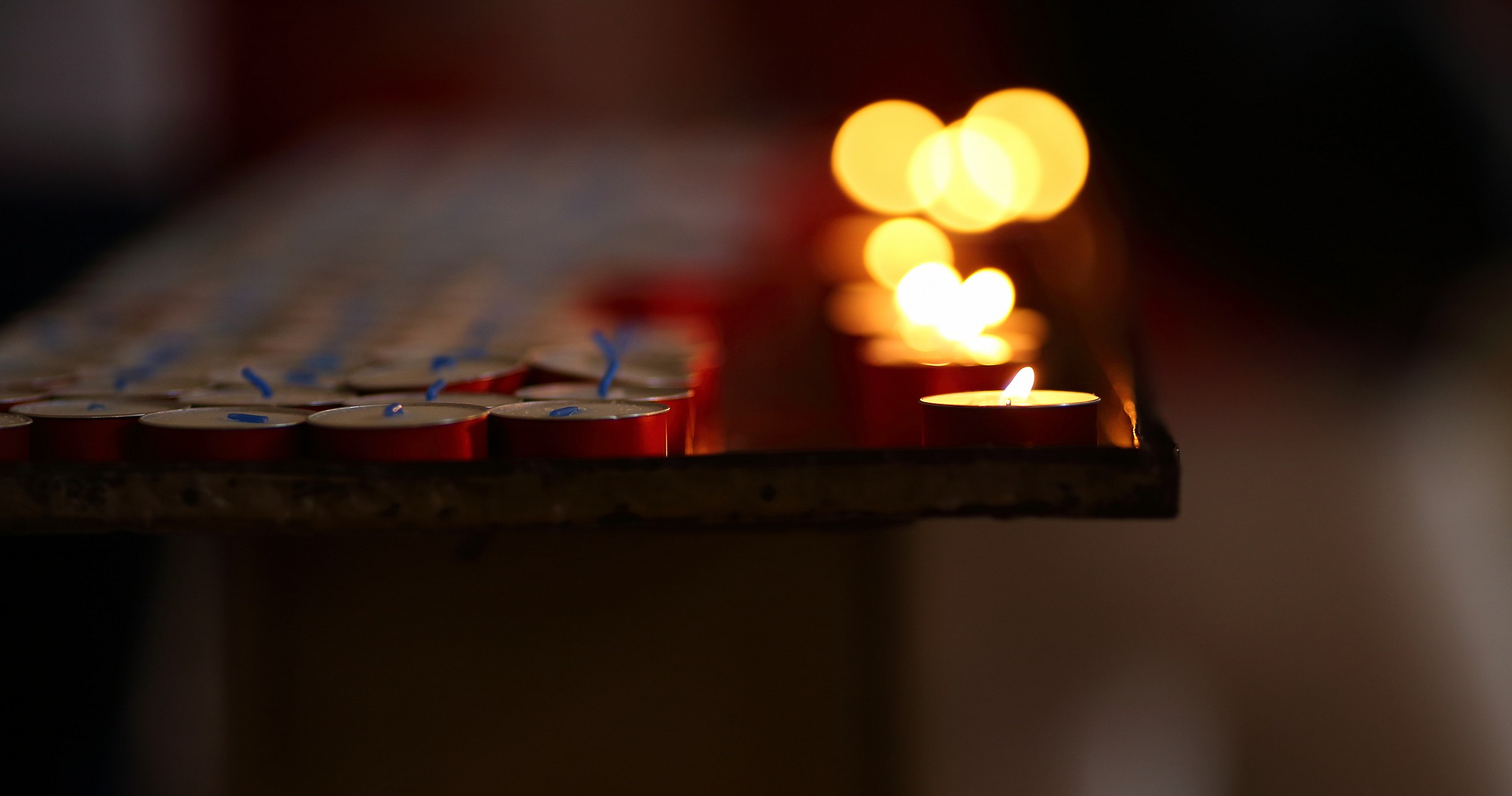 A prayer for each candle ....