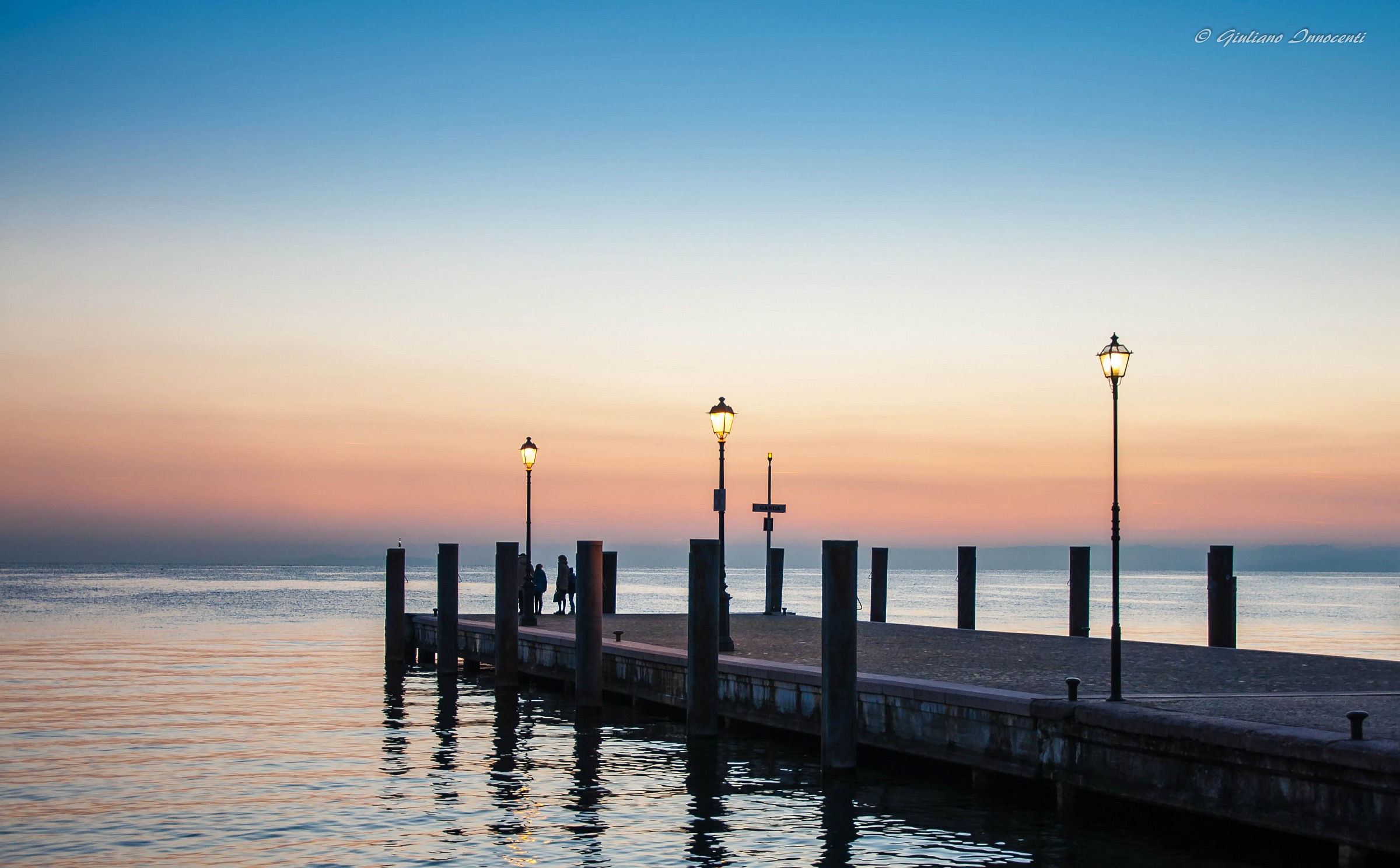 before dark on the lake