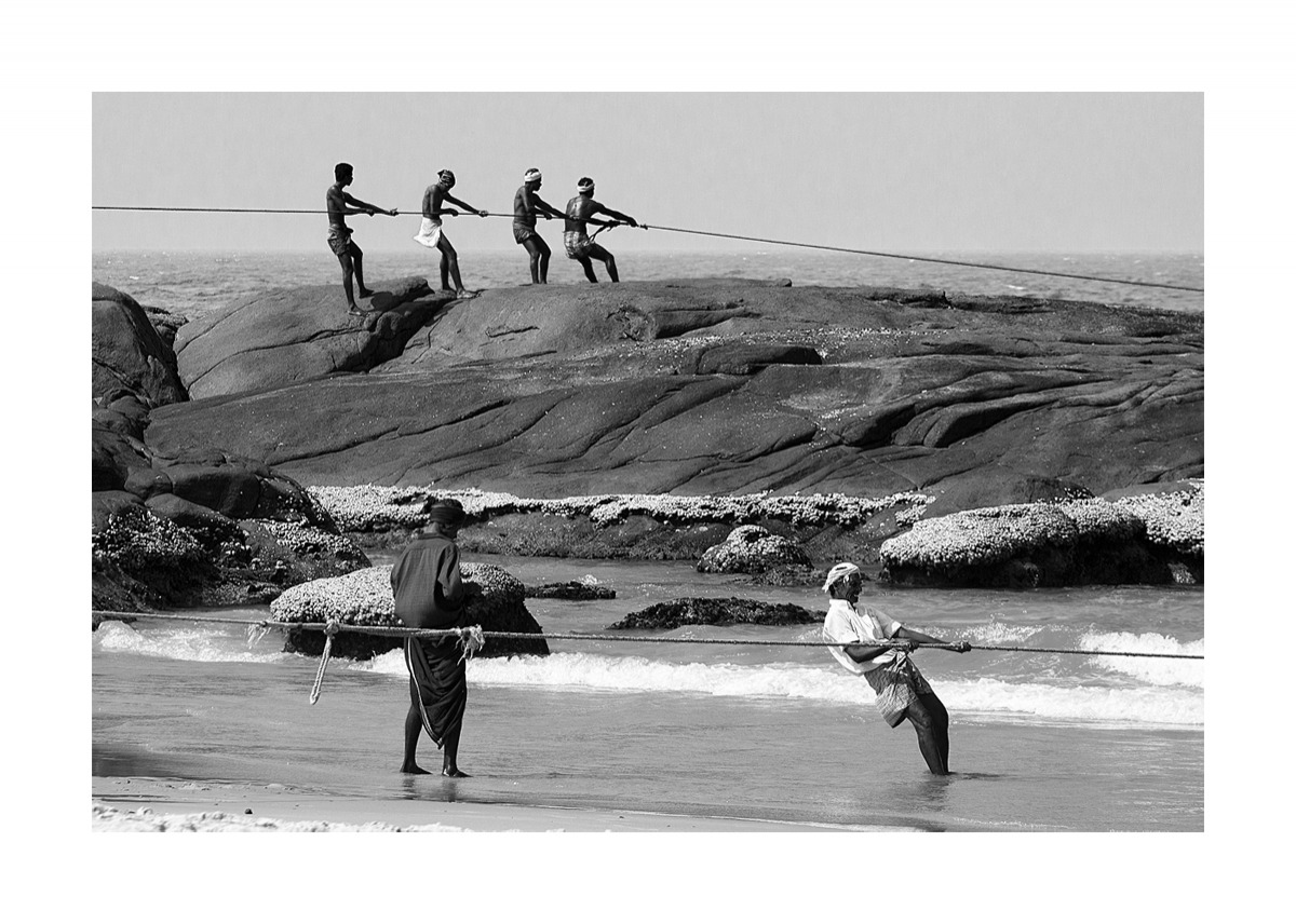 Work. Kovalam Beach. Kerala