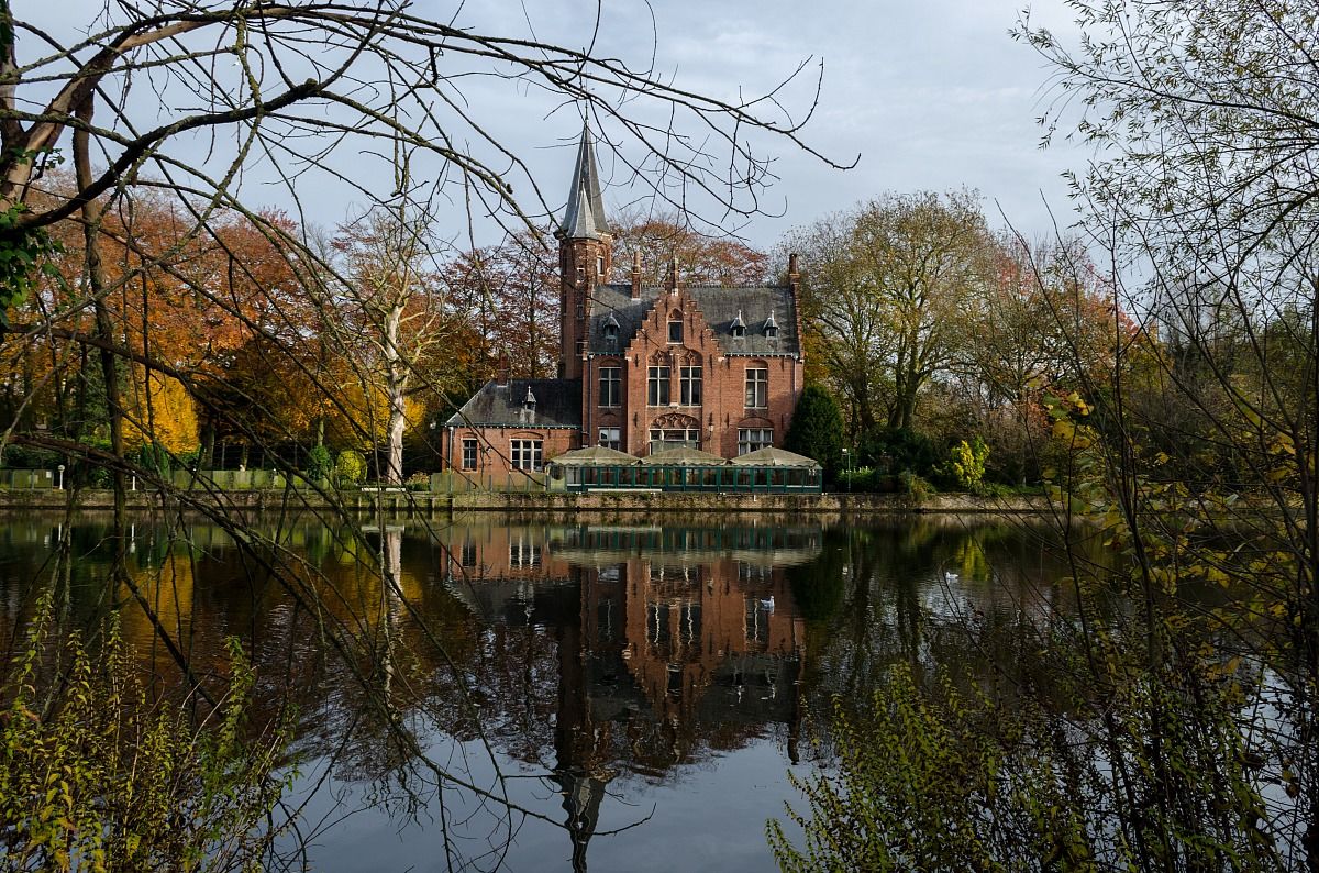 One of the canals of Bruges