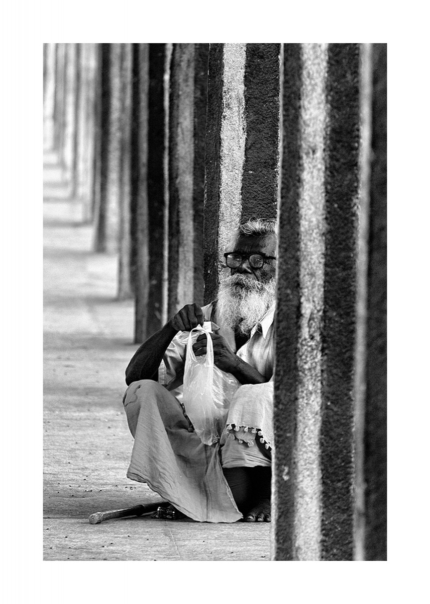 Old Temple Man. Kerala