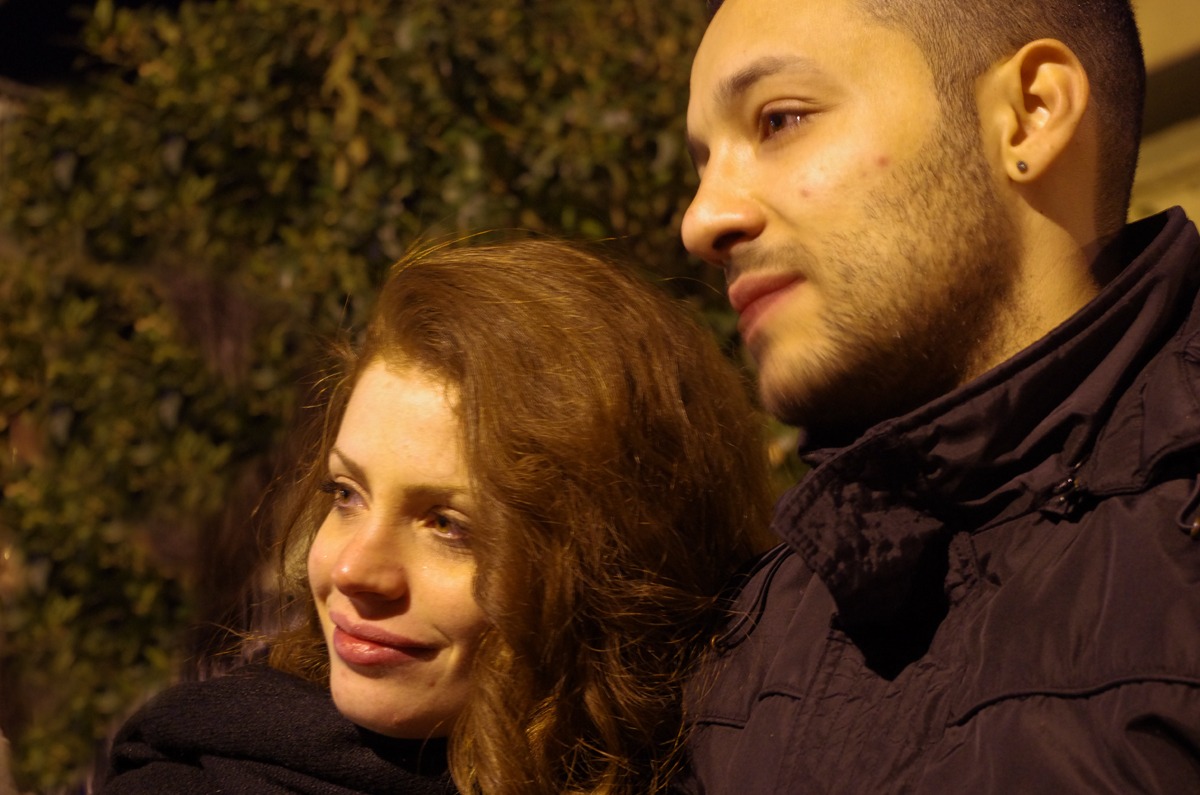 Guardando la sfilata di Carnevale