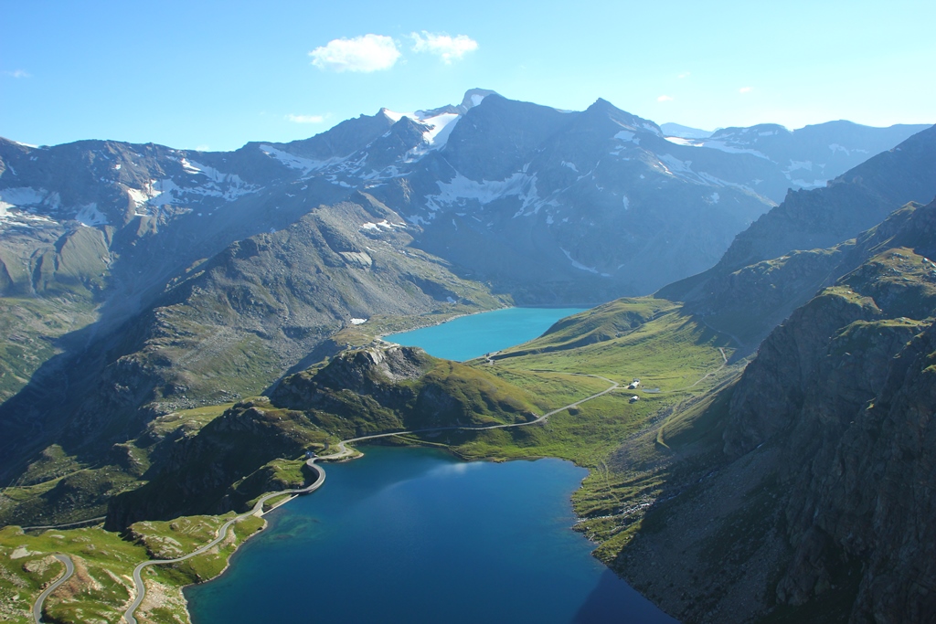 veduta panoramica dal colle del nivolet