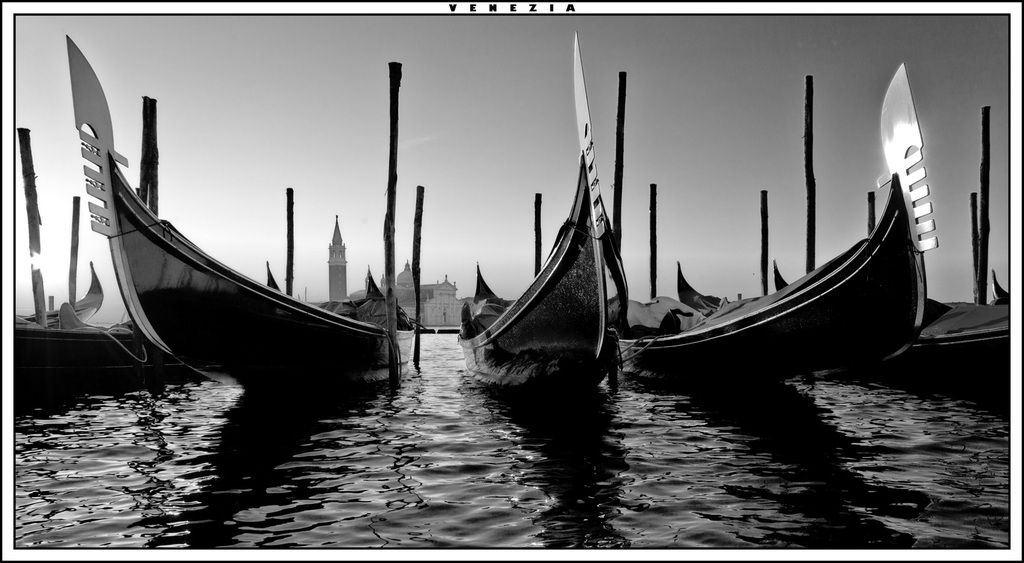 Gondola at dawn