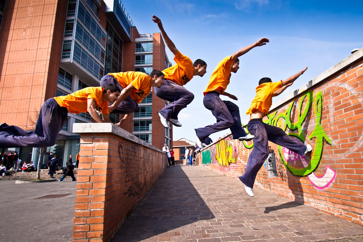 Parkour sequence