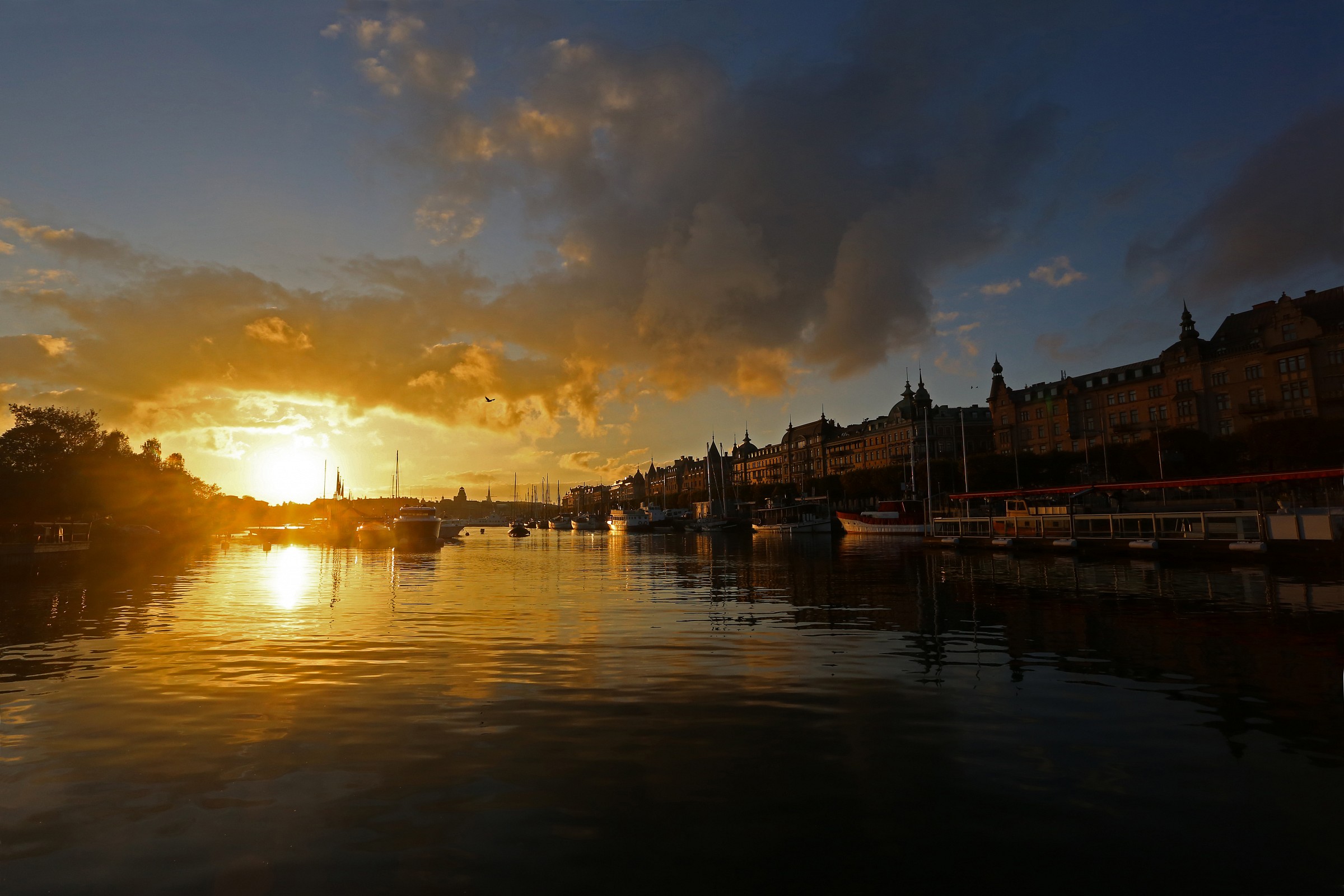 Sunset in Stockholm