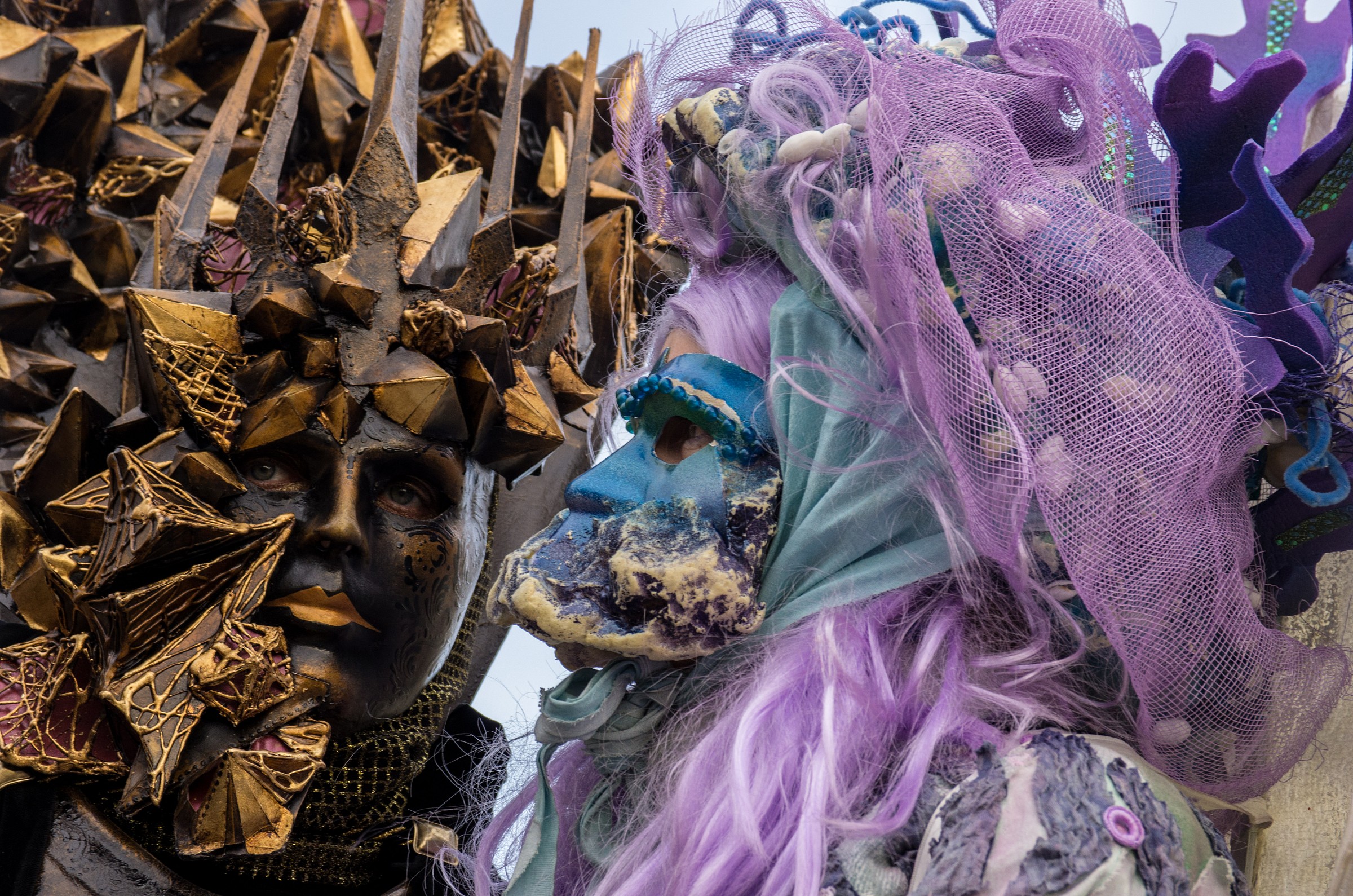 Venice Carnival 2015 the eyes of the masks