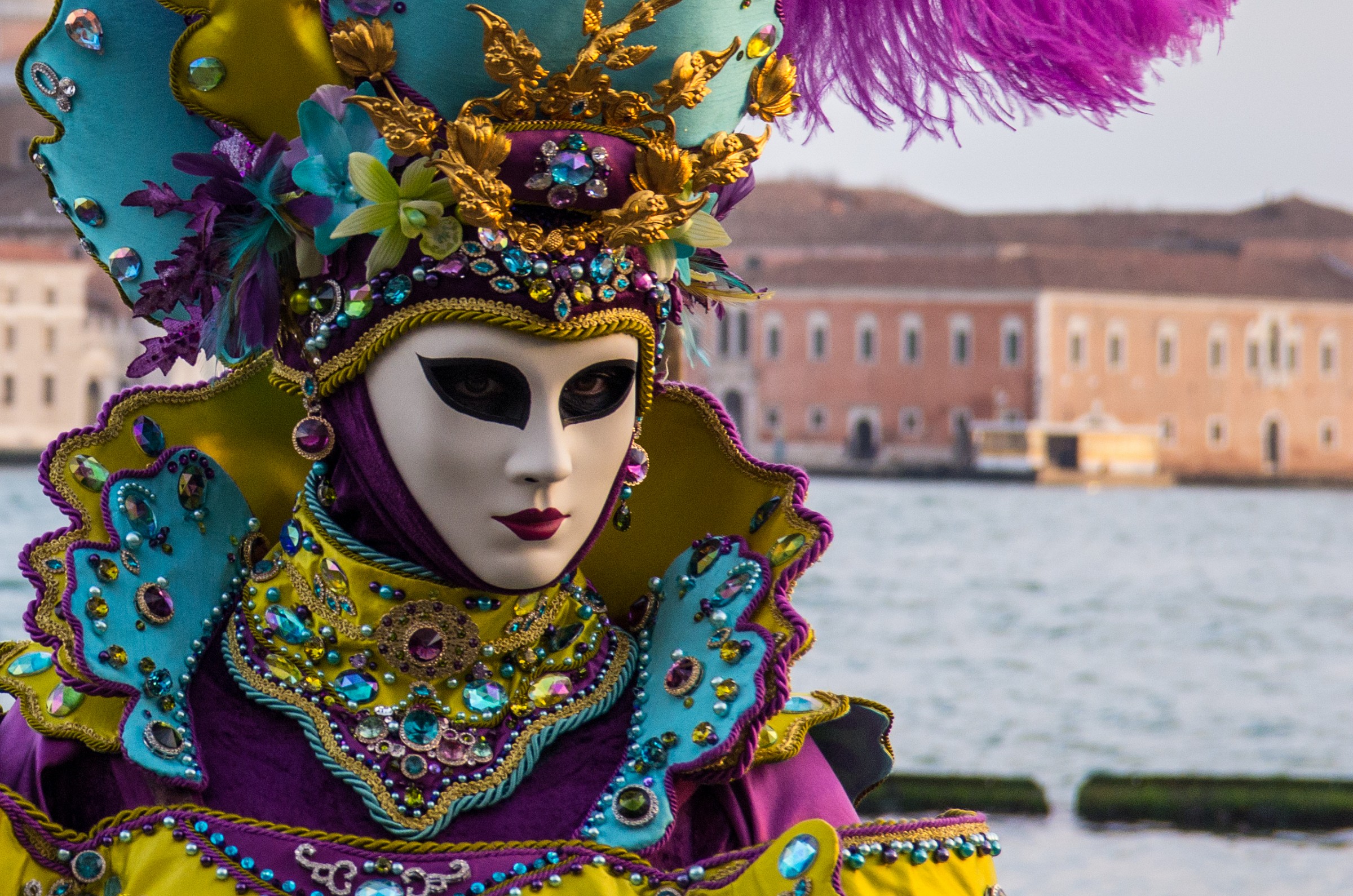 Venice Carnival 2015 the eyes of the masks
