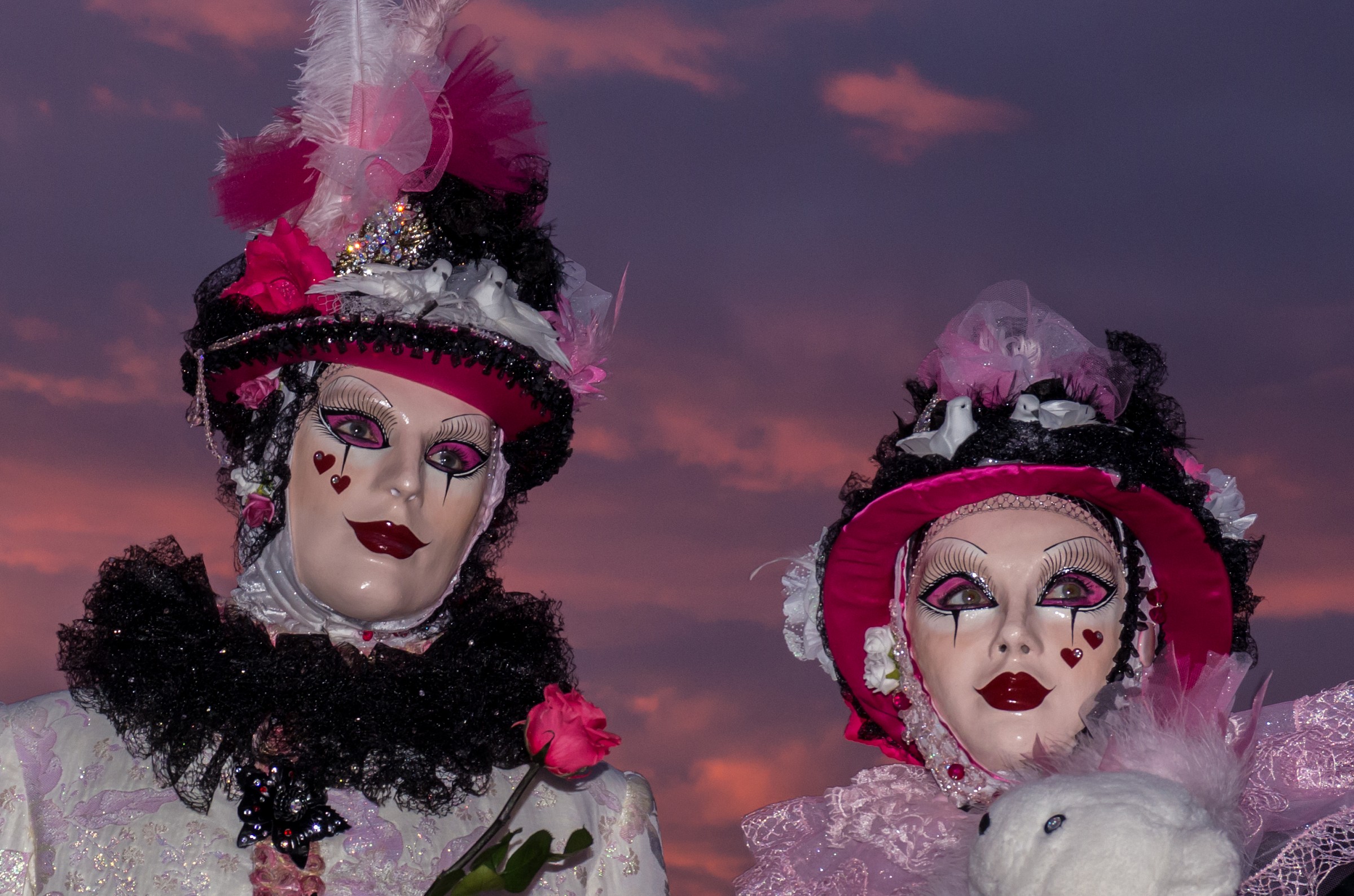 Venice Carnival 2015 the eyes of the masks