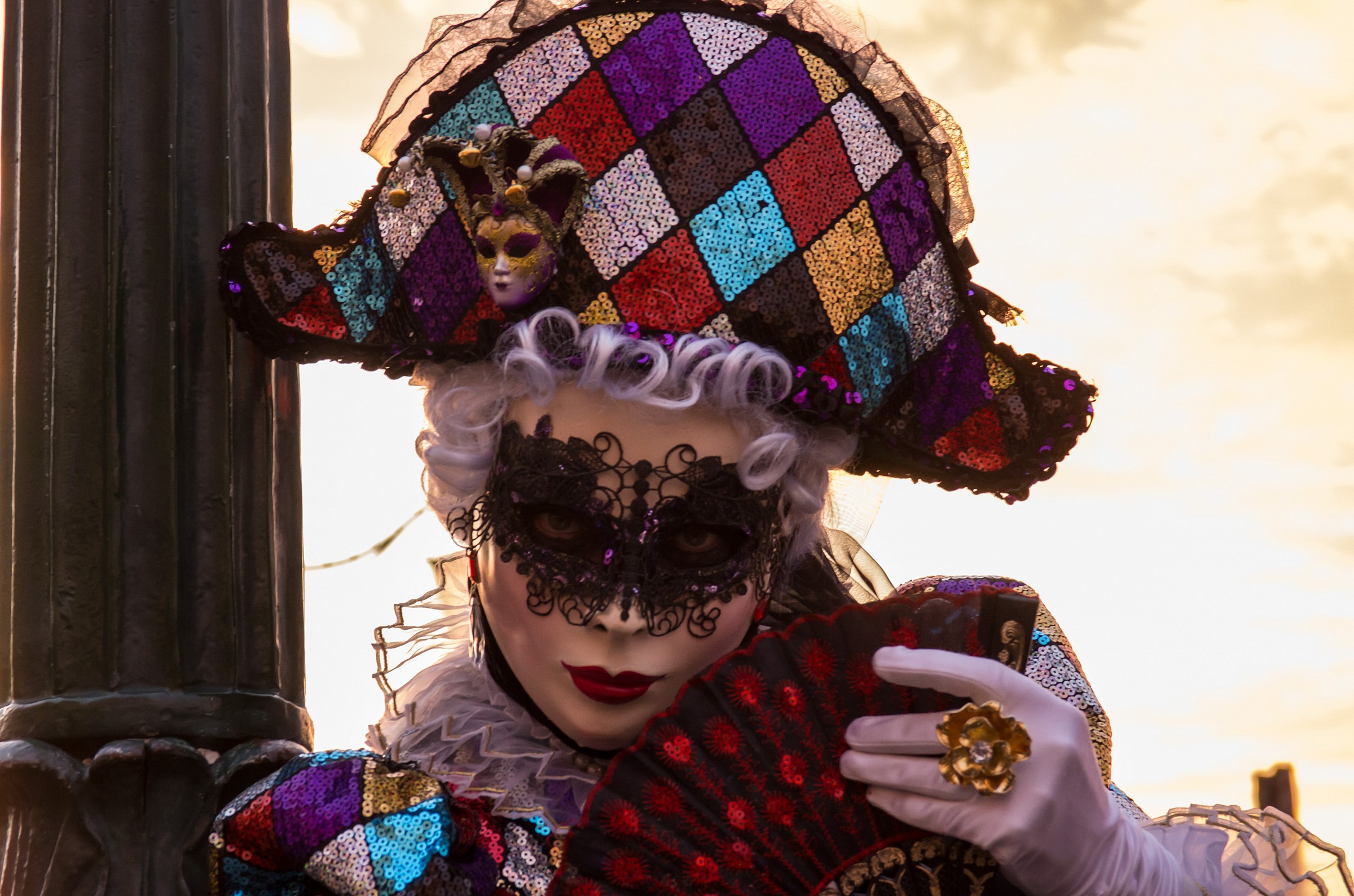 Venice Carnival 2015 the eyes of the masks