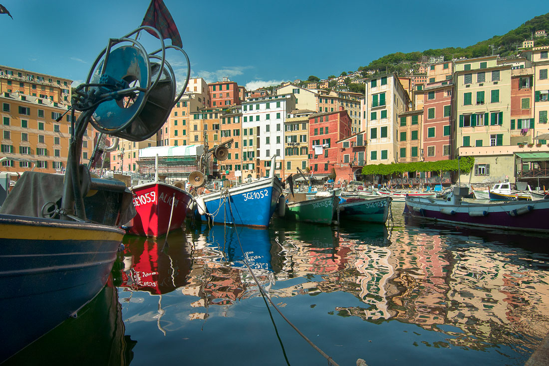 Camogli con riflessi