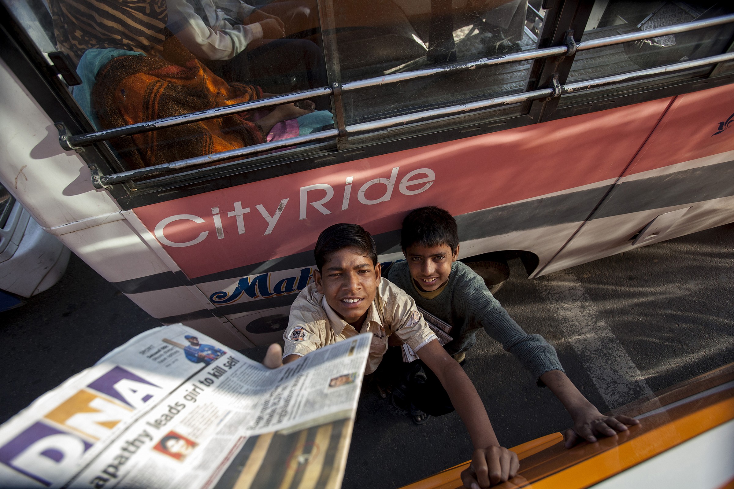 Sellers of newspapers