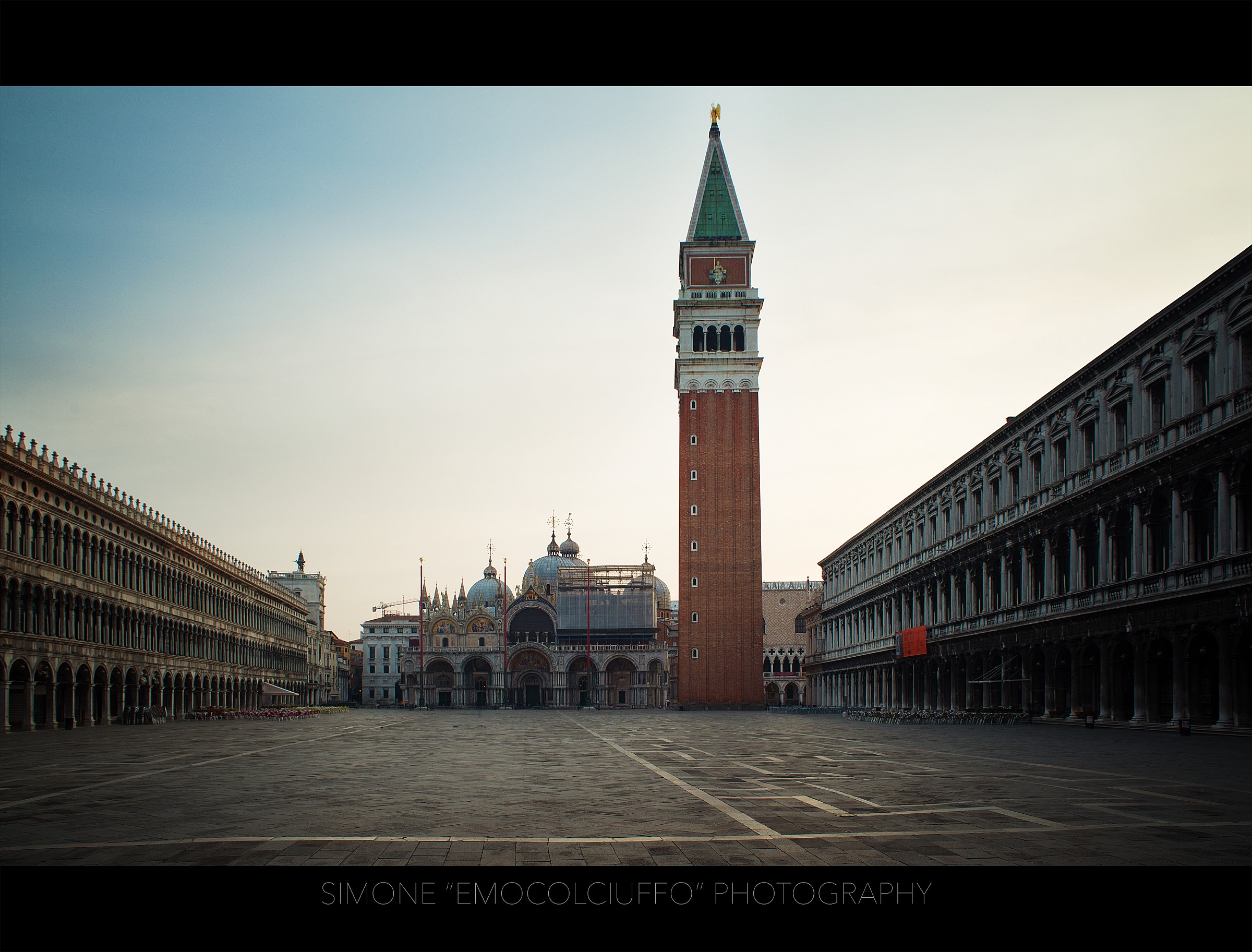Even Piazza San Marco wakes