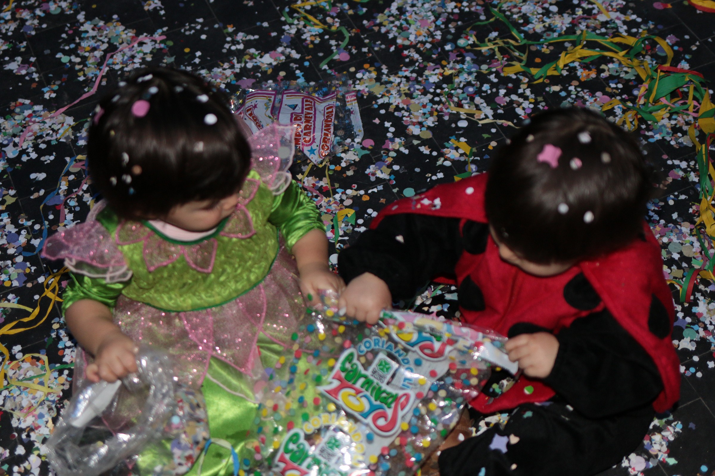 pioggia di coriandoli