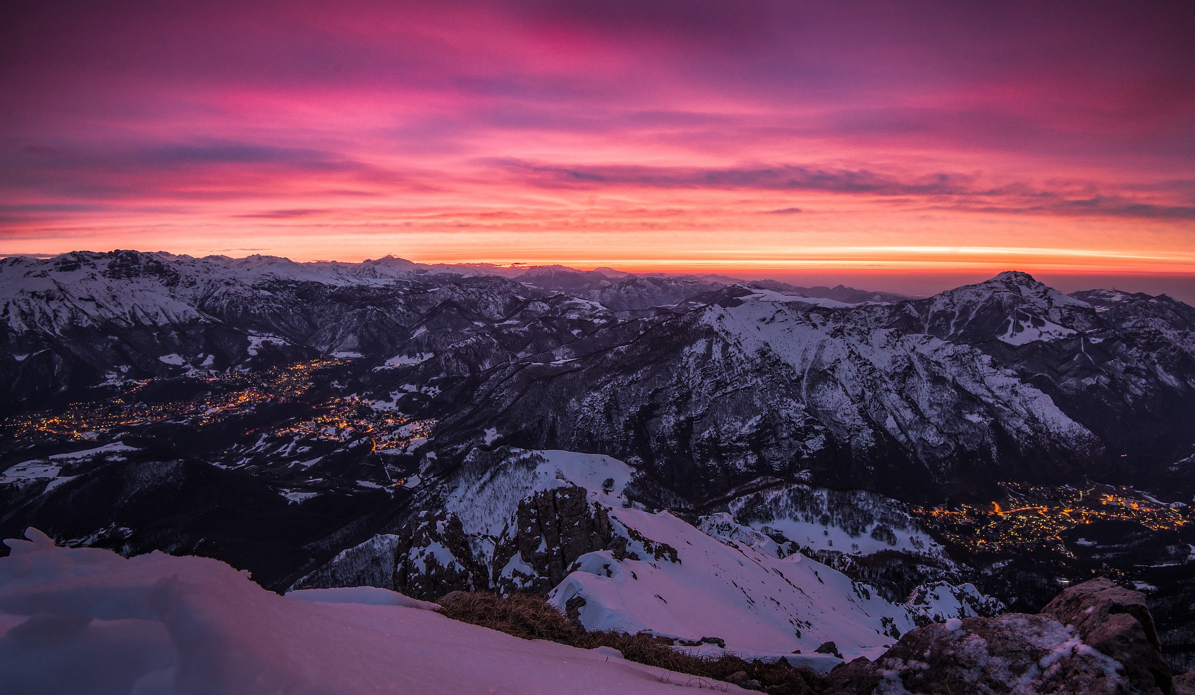 Alba invernale in Grignetta