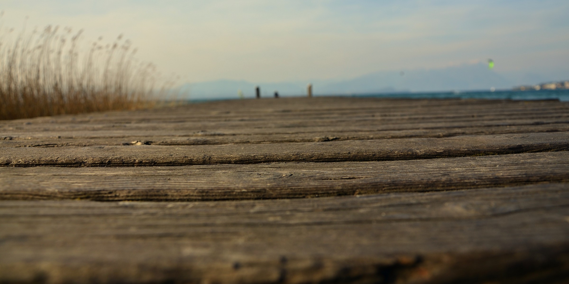 A dip in the blue ...