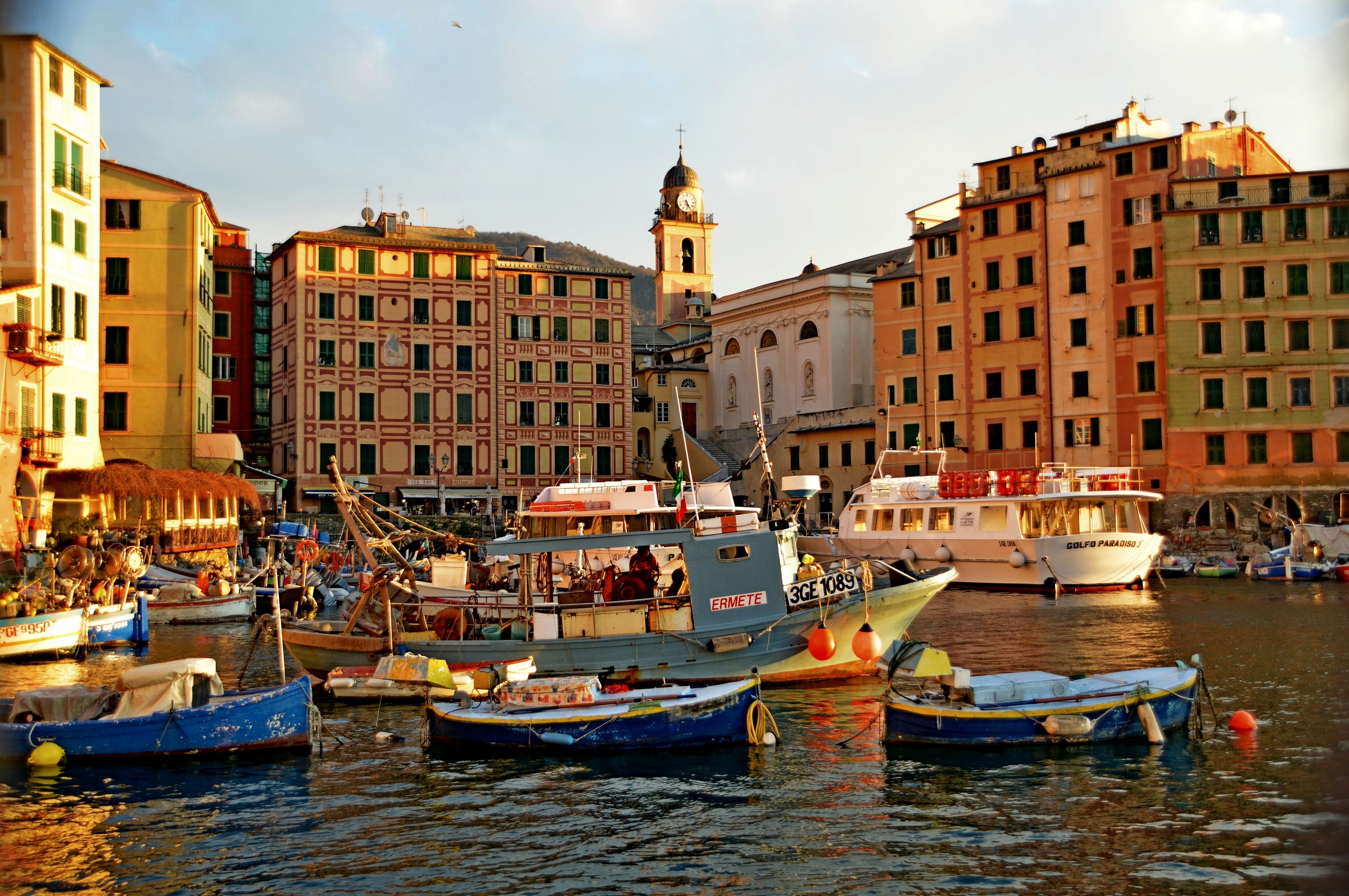 Porticciolo al tramonto