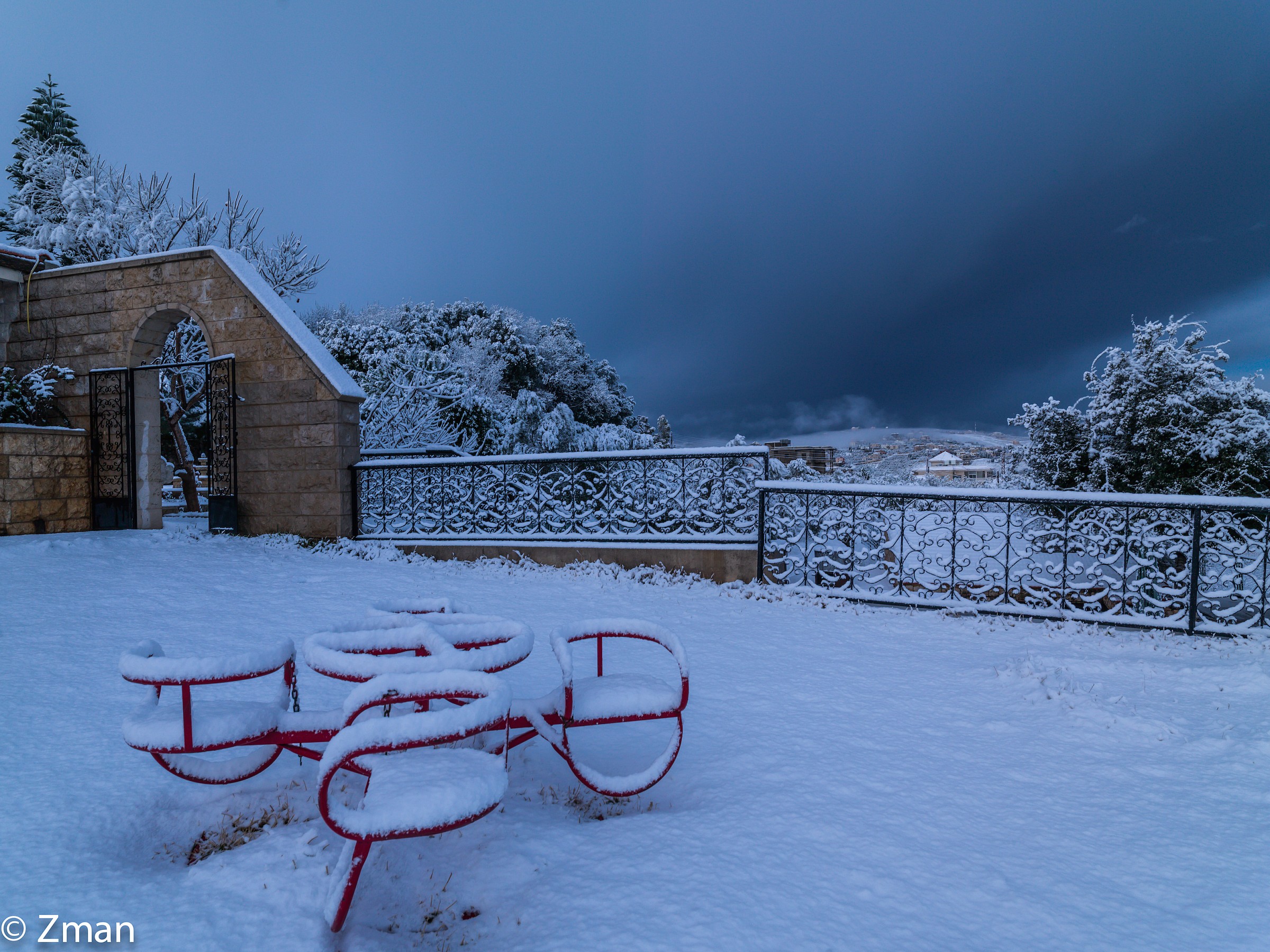 Windy portato un sacco di neve