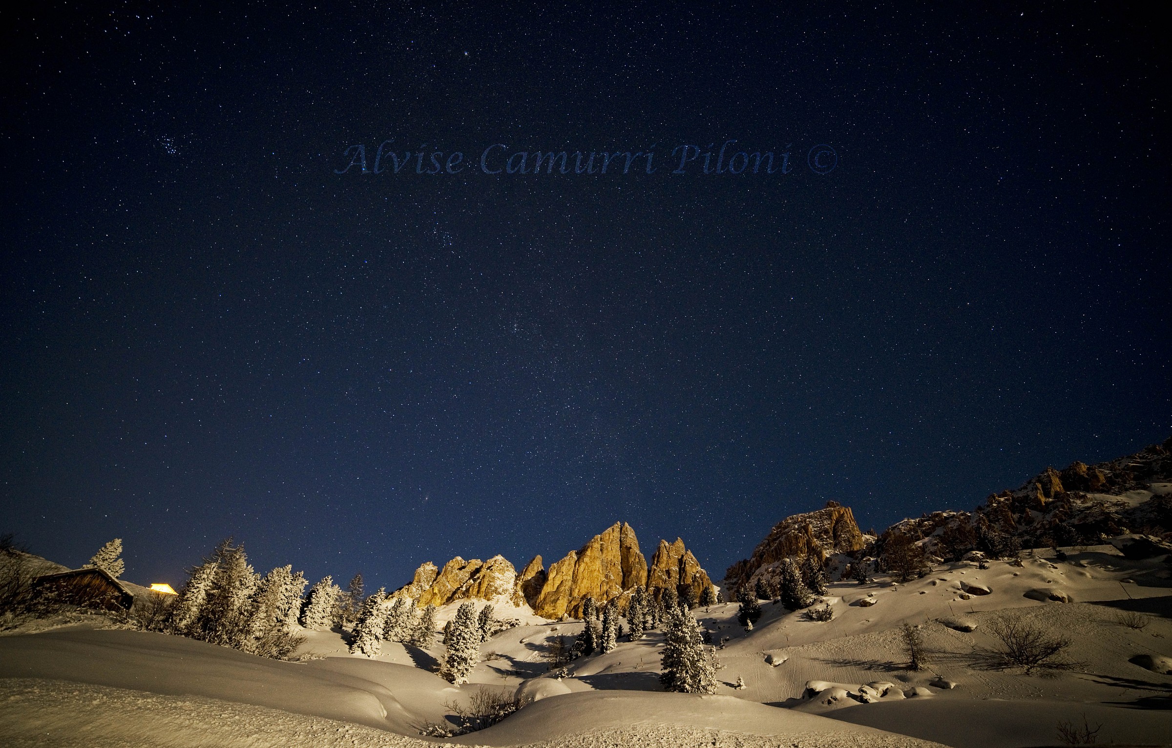 Stellato a Passo Gardena