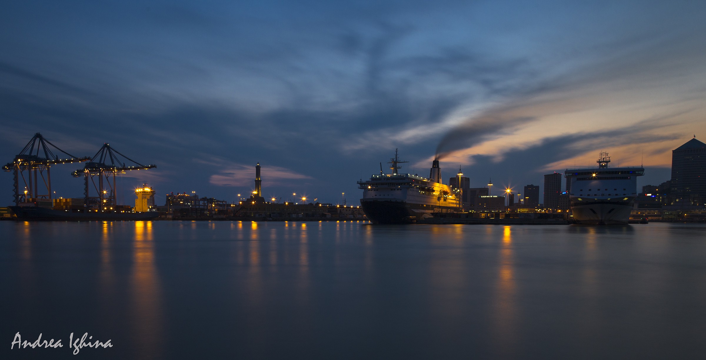 Genova all'ora blu